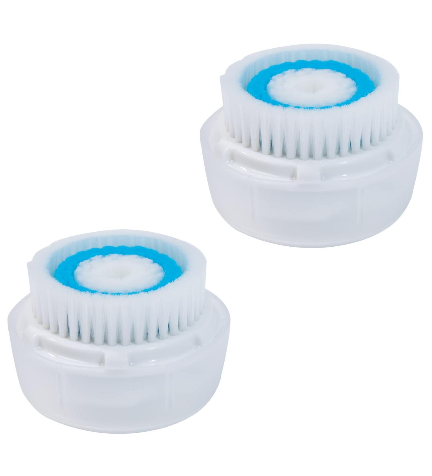 Facial Cleansing Brush Head Replacement - 2 Pack, Compatible for Deep Cleaning and Pore Reduction - Buy Online on GoSupps.com