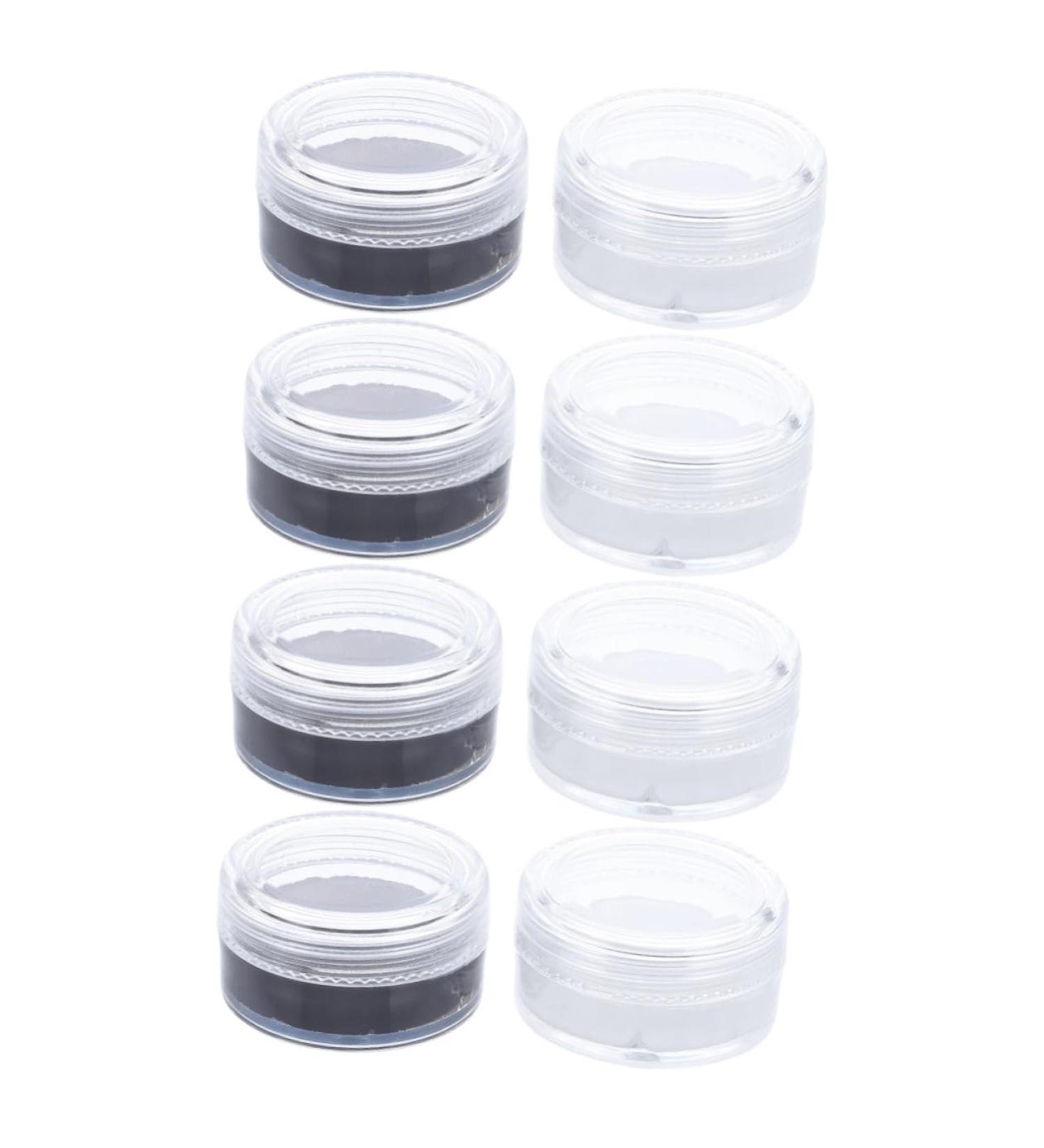 Angoily 8 Pcs Cosmetic Wax Watercolor Paint Colored Eyeliner Matte Facial Wax Paint The Face Liquid Eyeliner 4X4X2CMx4pcs Black Whitex4pcs - Buy Online on GoSupps.com