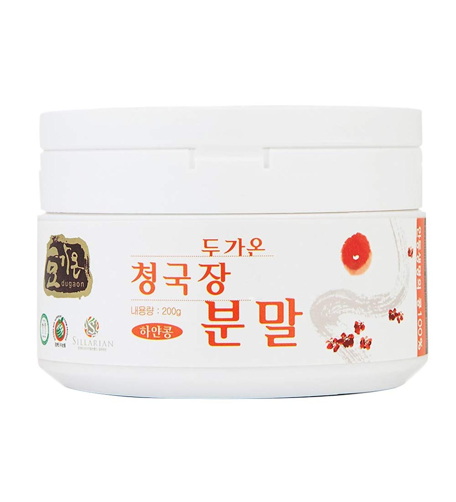 Natto Powder 200g - Fermented White & Black Soybean Cheonggukjang - White Soybean Powder - Buy Online on GoSupps.com