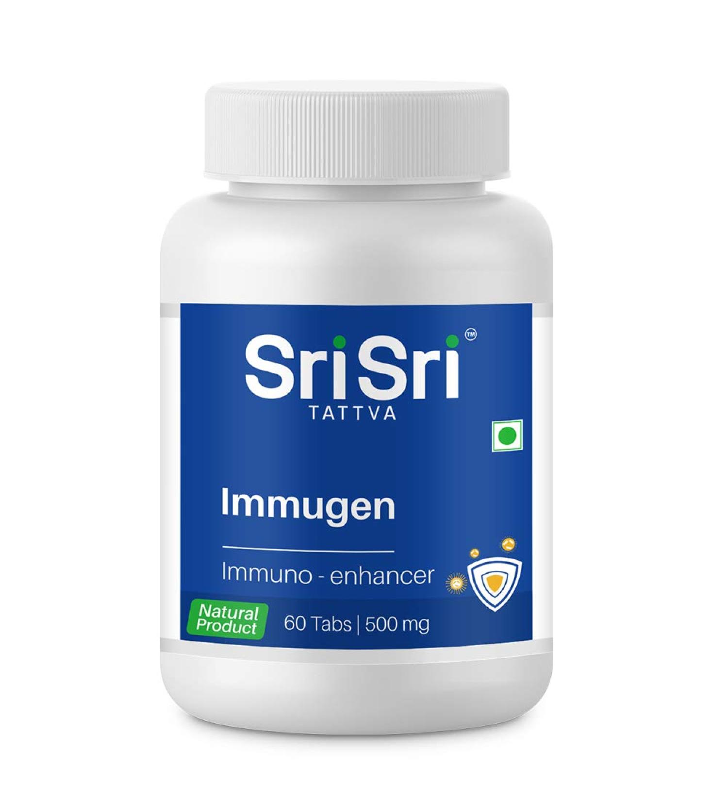 Sri Sri Tattva Herbal Ayurveda Health Care Sri Sri Tattva Immugen 500Mg Tablet - 60 Count