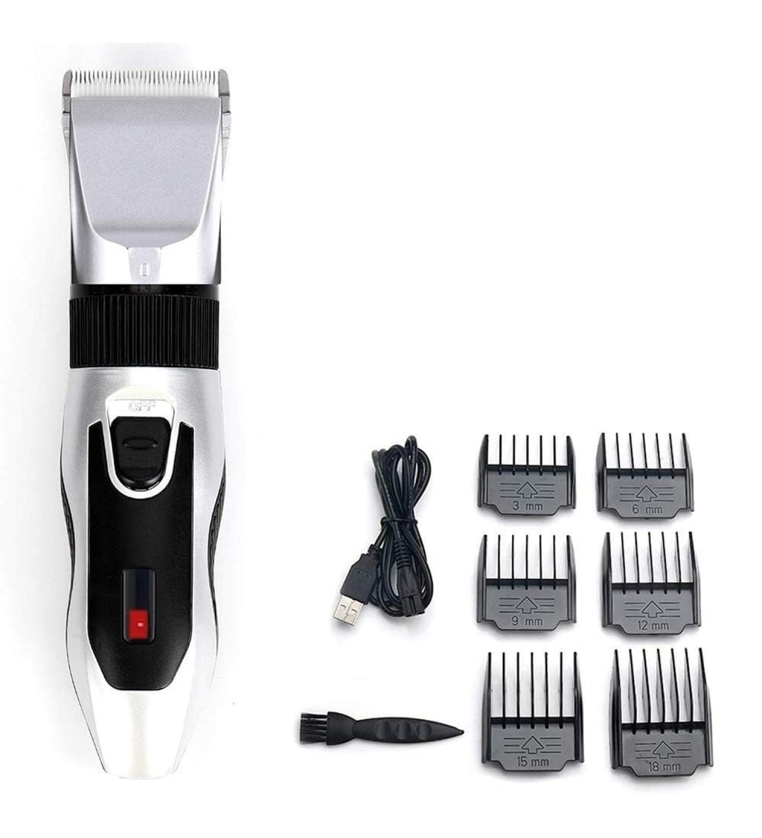 Men's 6 Comb Wireless Hair Clipper - Rechargeable Haircut Tool for Perfect Grooming | International Shipping Available - Buy Online on GoSupps.com