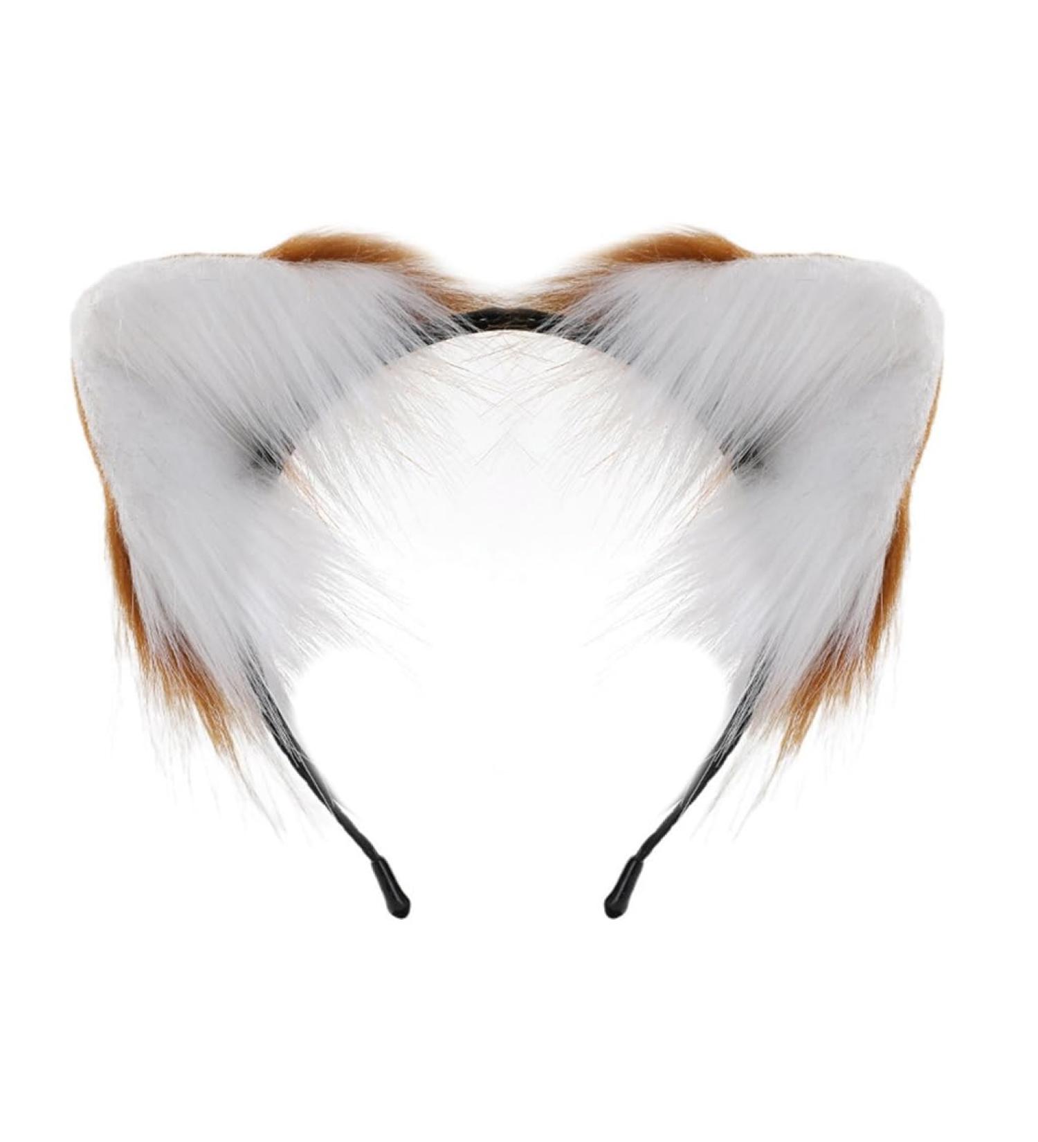 TQUXNGA Handmade Cartoon Foxes Ear Hair Hoop Woman Halloween Makeup Headband for Carnivals Cosplay Hair Accessories 11 - Buy Online on GoSupps.com