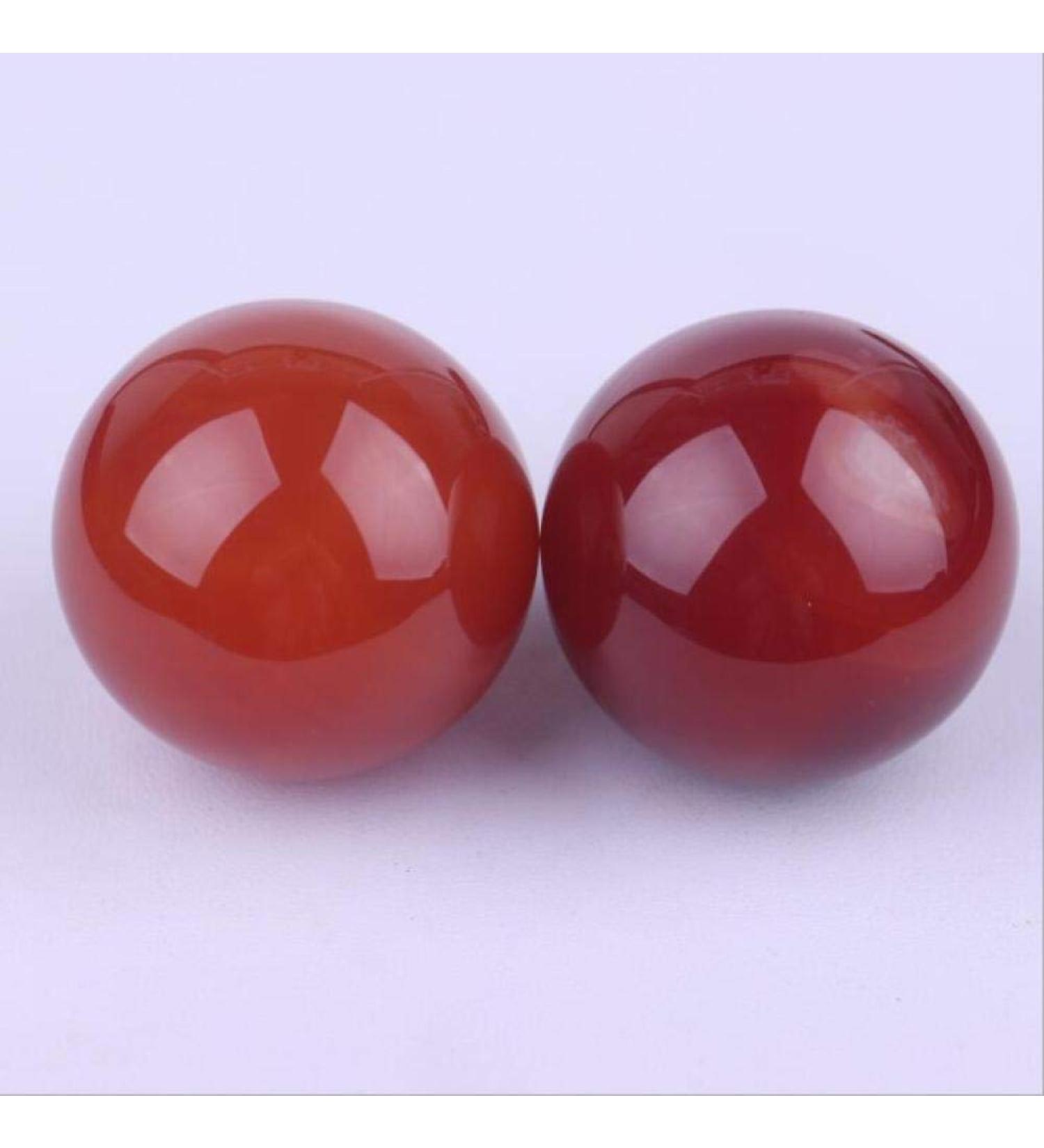 Dixinla Baoding Fitness Ball Natural Agate Fitness Ball Jade Handball Chalcedony to Play Pieces of Middle-Aged Health Gifts Chinese Ball 50 mm - Buy Online on GoSupps.com