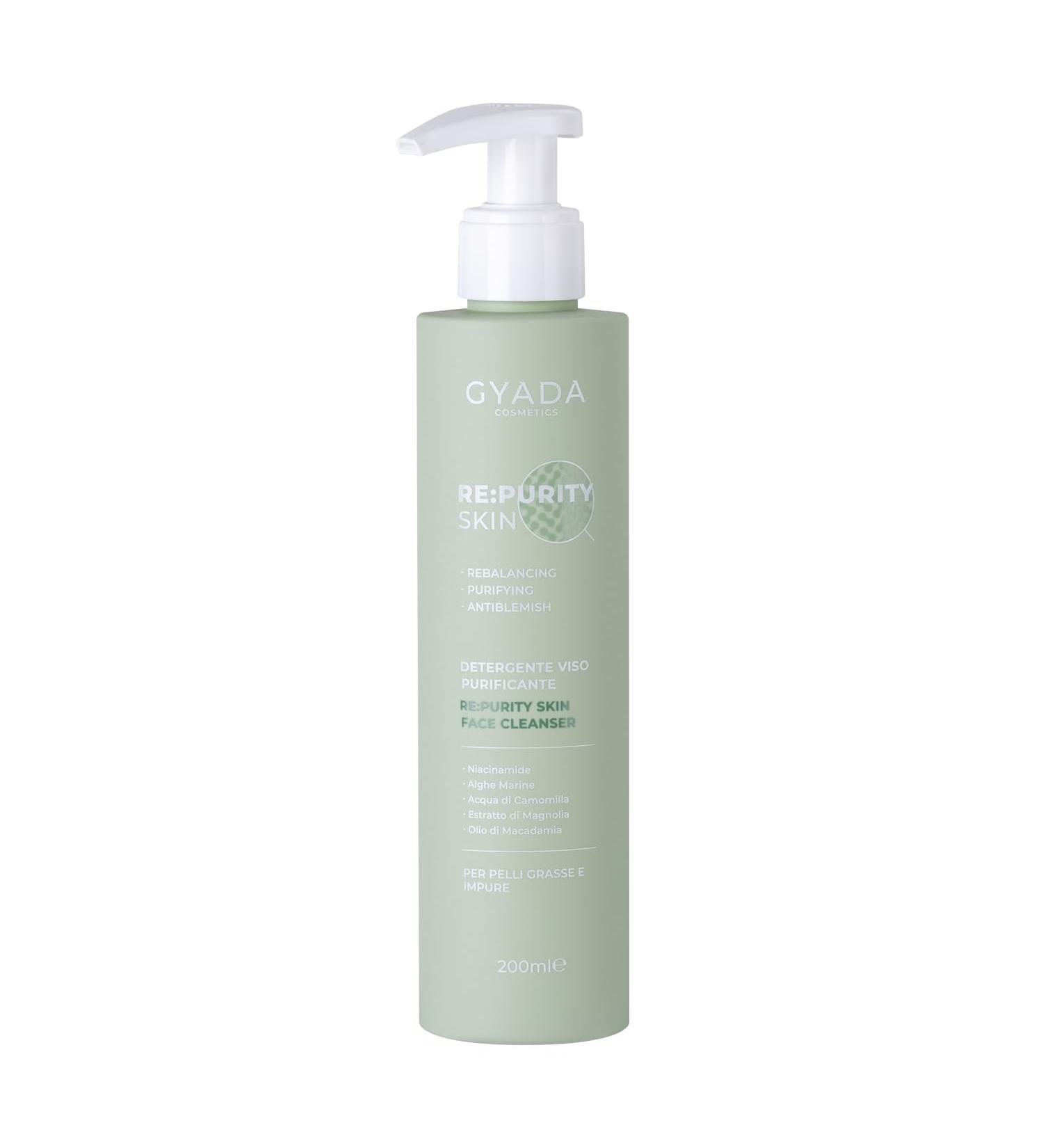  GYADA COSMETICS GYADA COSMETICS Re:Purityskin Face Cleanser Purifying Facial Cleanser For Cleansing Oily Blemished Combination and Acne-Prone Skin Formula Based on Macadamia Oil 200 ml - Buy Online on GoSupps.com