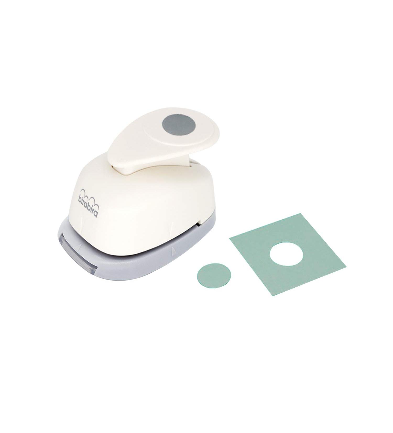 Bira 3/4 inch Lever Action Craft Punch for Paper Crafting - 0.75 inch Circle Design - Scrapbooking, Cards, Arts - Color May Vary - Buy Online on GoSupps.com