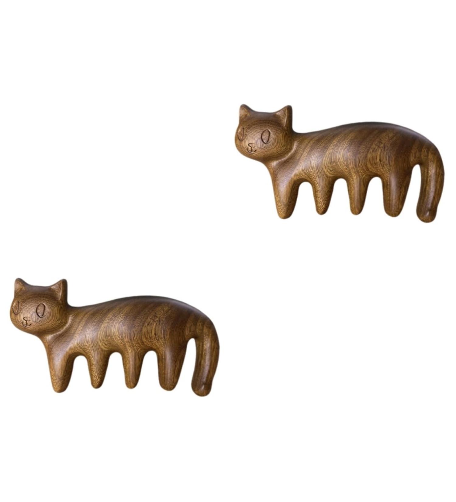 Beavorty 2-in-1 Kitten Massage Comb | Full Body & Scalp Massage Tool for Relaxation & Grooming - Buy Online on GoSupps.com