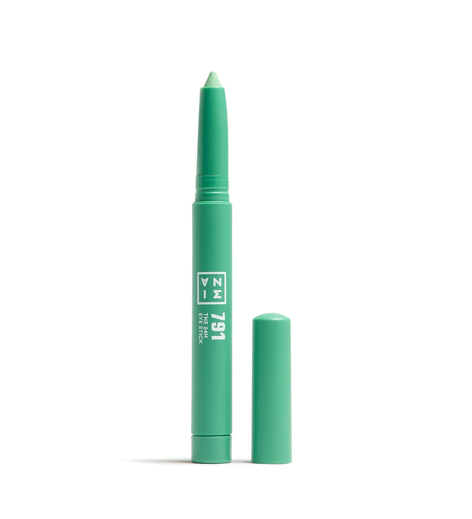 3ina 24H Eye Stick 791 - Aquamarine Eyeshadow Pen | Waterproof Creamy Texture Matte & Metallic Finish | Vegan & Cruelty-Free | International Shipping - Buy Online on GoSupps.com