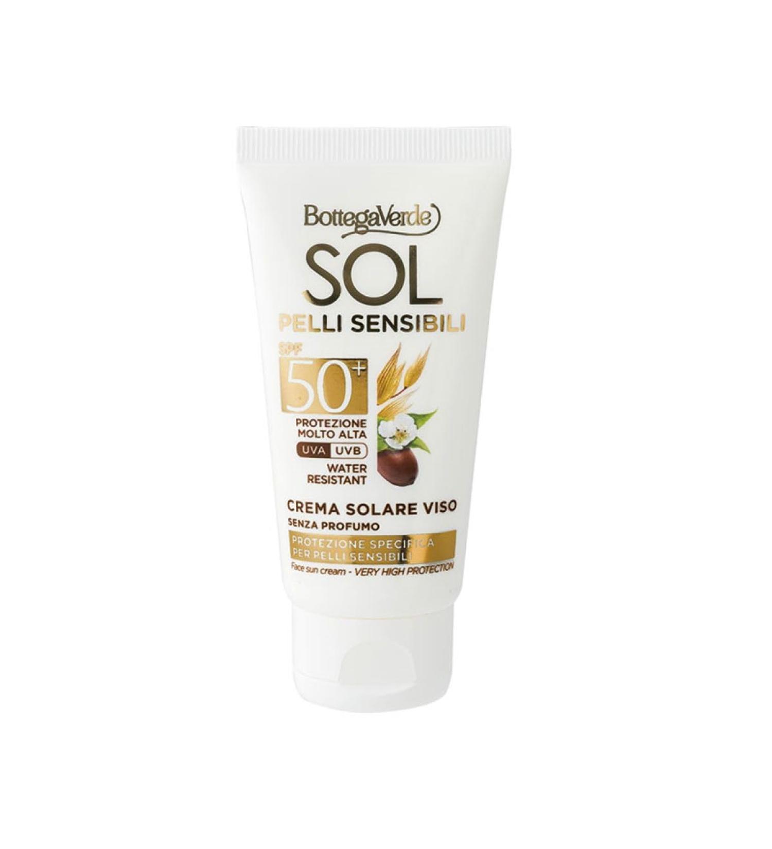 Bottega Verde Bottega Verde - SOL Sensitive Skin - Face Cream - Fragrance-Free - Very High Protection SPF50+ (50 ml) - Water Resistant