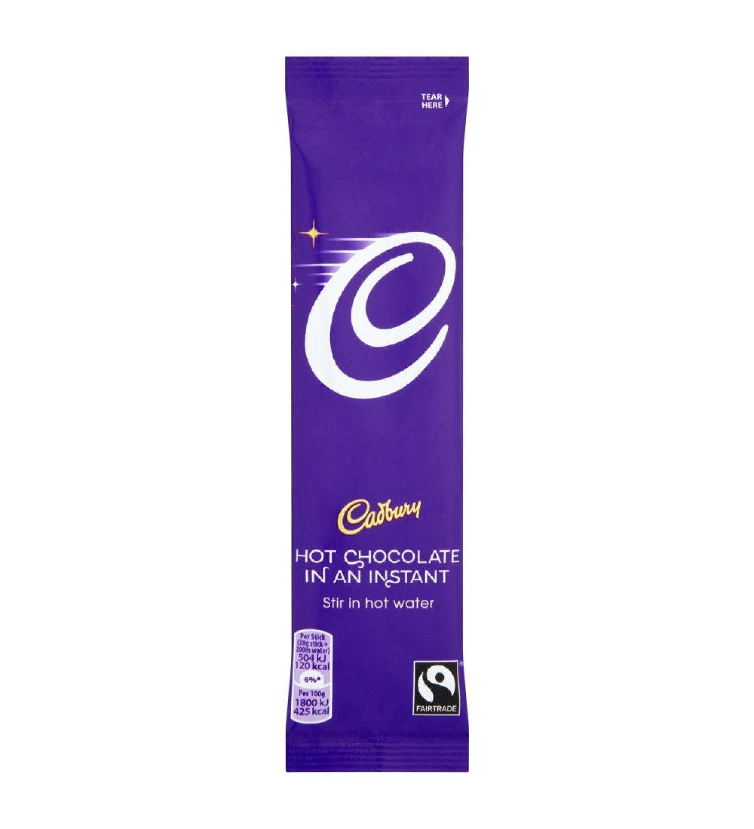Cadbury Hot Chocolate Sachet 28g Drink Frother - Buy Online on GoSupps.com