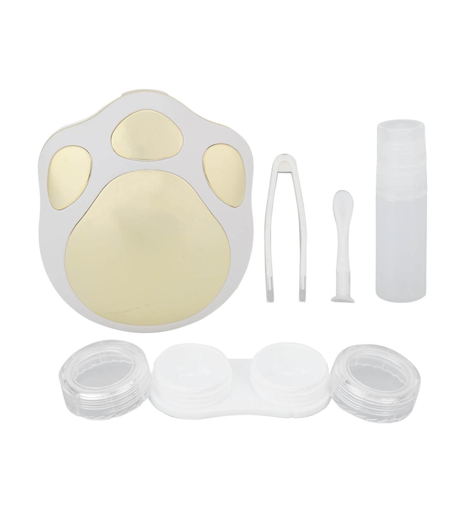 Cartoon Style Contact Lens Container - Light Portable & Safe Travel Protection - Durable Plastic for Disposables (Gold) - Buy Online on GoSupps.com