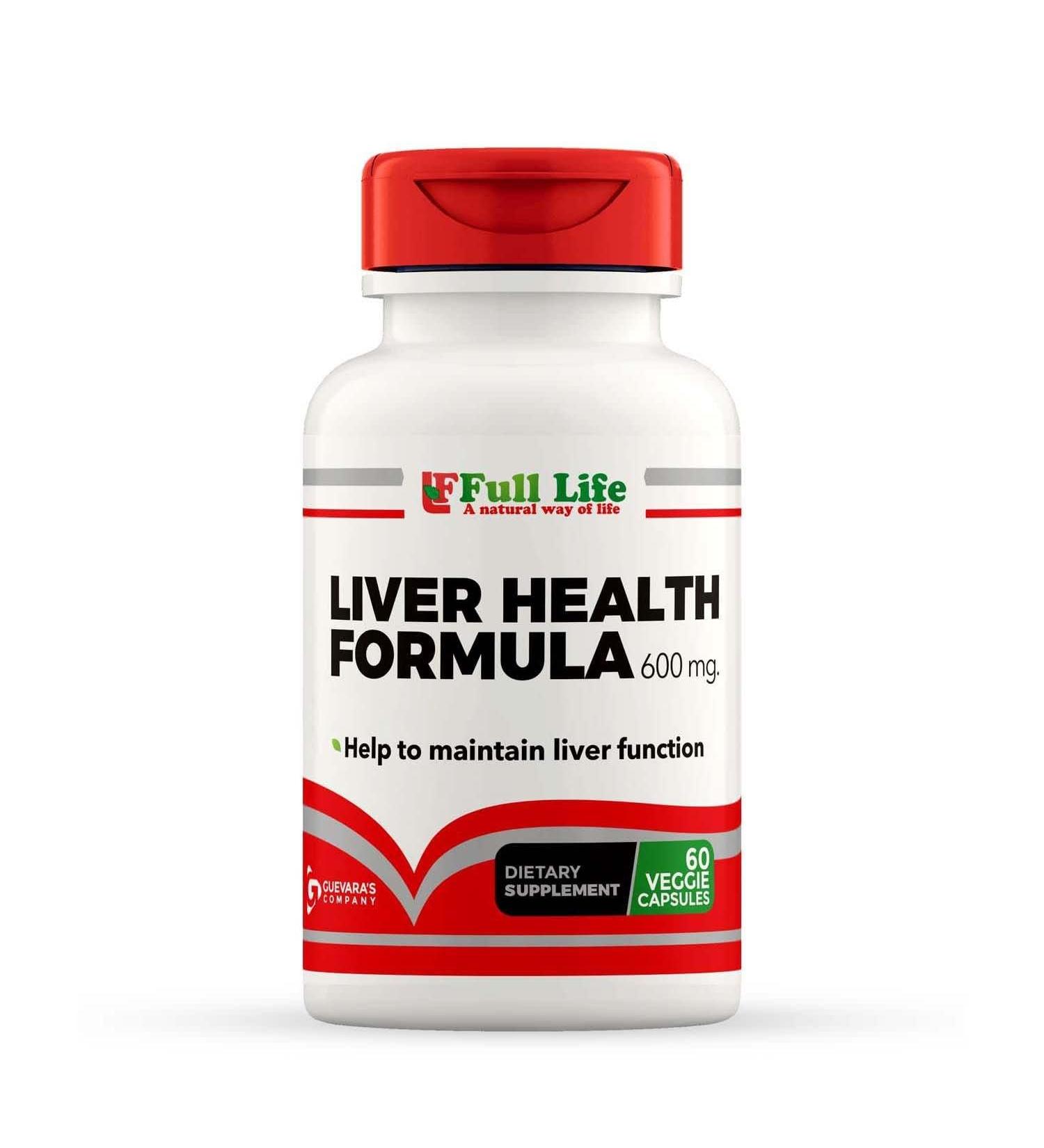 Full Life Liver Health Formula - 60 Veggie Capsules - Buy Online on GoSupps.com