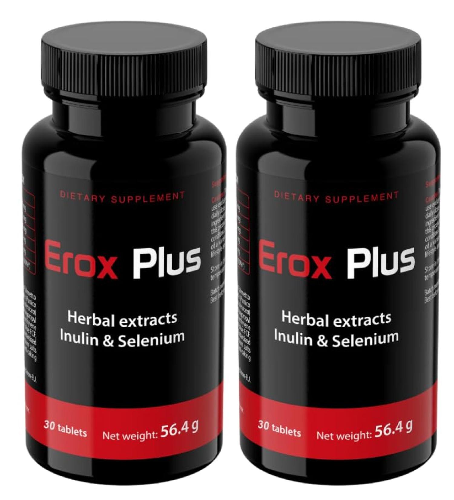 PLT Group EROX PLUS Food Supplement 30 Capsules