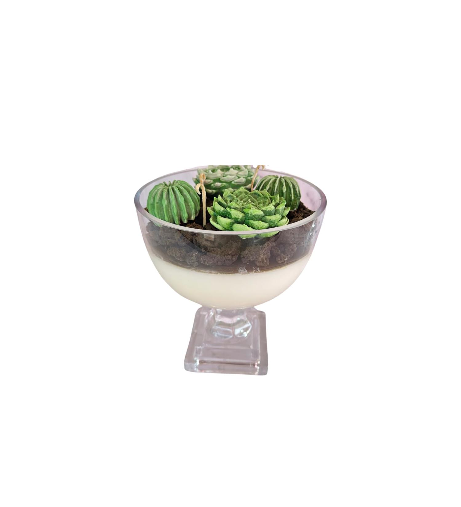 Buy Succulent Candle Centerpiece - Green | Shop Internationally at Your Store Name - Buy Online on GoSupps.com