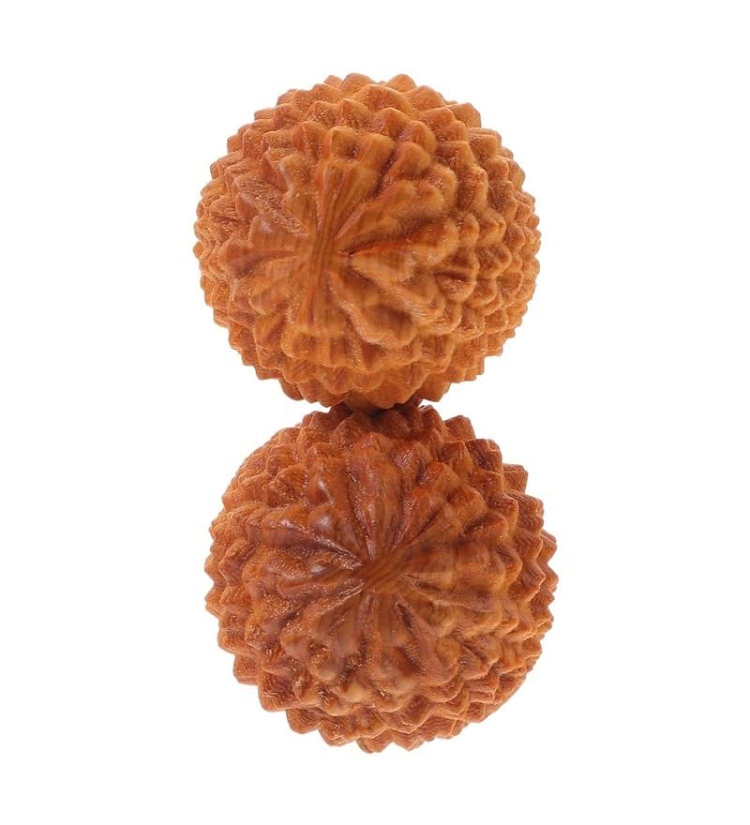 BLBTEDUAMDE Handball Massager - 2pcs Round Exercise Balls for Leisure and Relaxation | Light Yellow - Buy Online on GoSupps.com