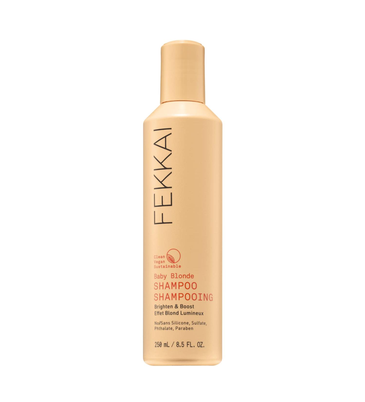Fekkai Baby Blonde Brighten & Boost Shampoo - 8.5 oz | Salon Grade Brightening Cleanser | EWG Compliant, Vegan & Cruelty-Free - Buy Online on GoSupps.com