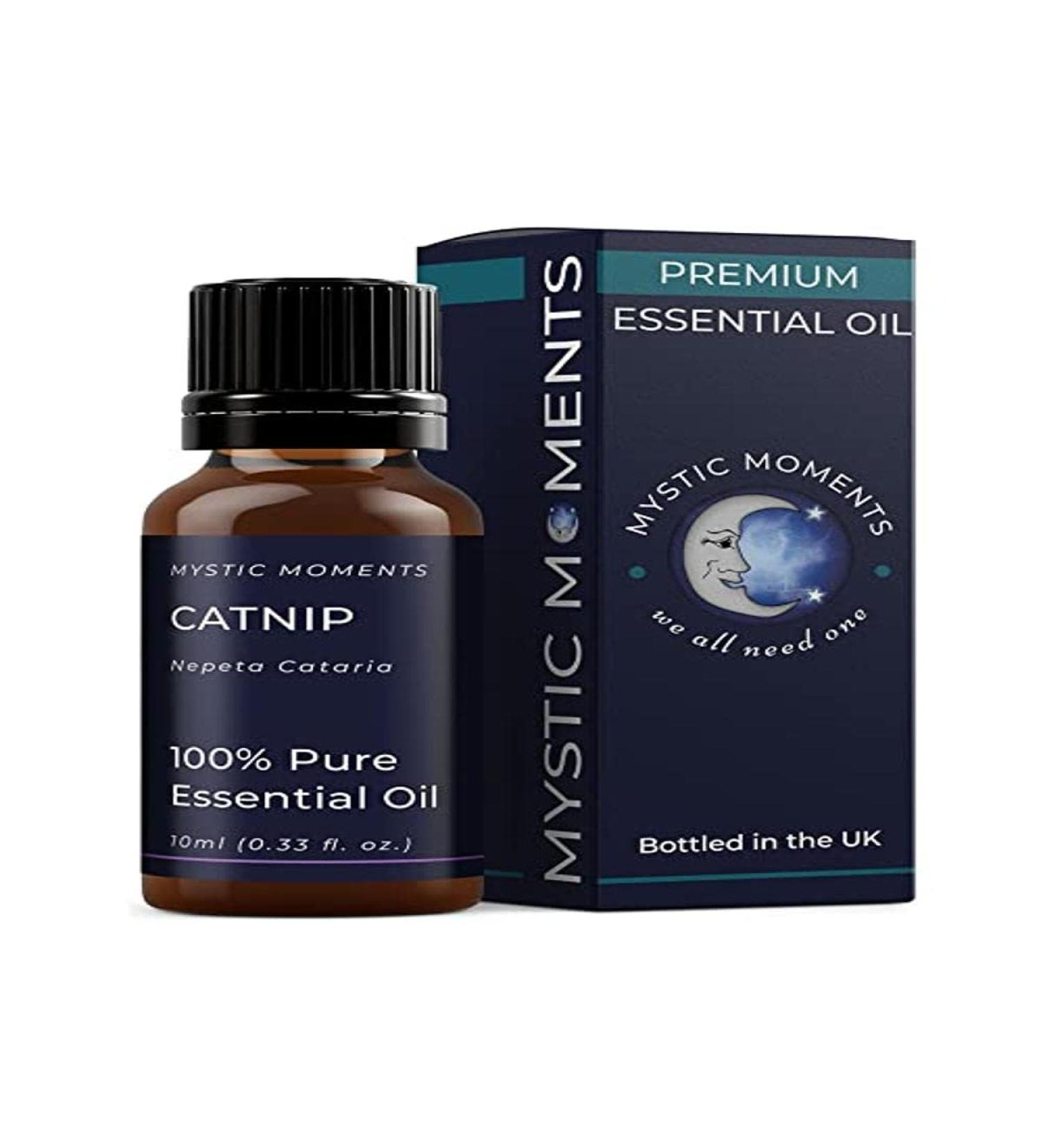 Mystic Moments |Catnip essential oil 10ml -pure and natural oil for diffusers aromatherapy and massage mixtures of vegan GVO -Free
