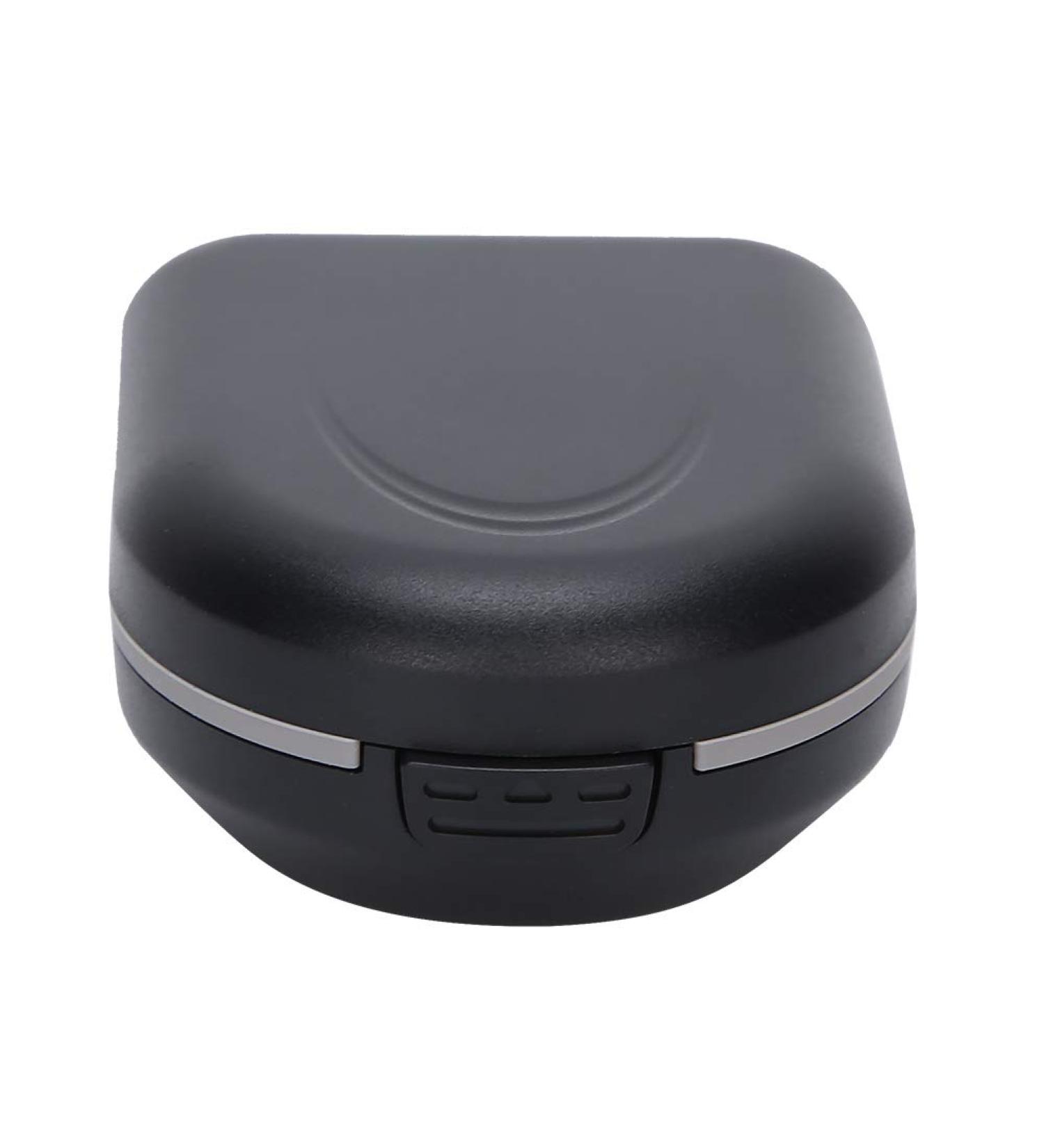 Waterproof Drop-Resistant Hearing Aid Case - Portable Protective Box for Behind The Ear Aids in Black - Buy Online on GoSupps.com
