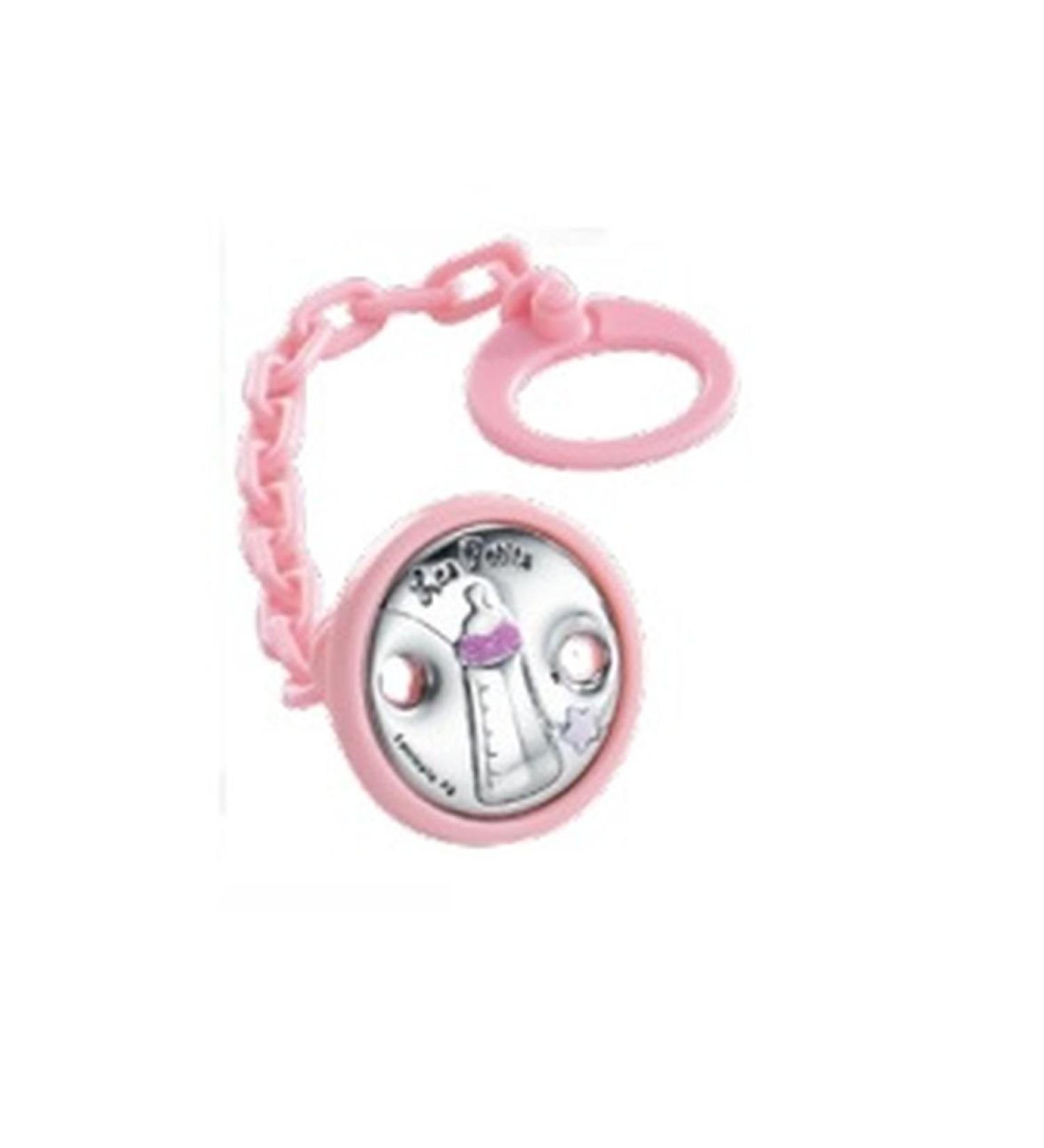 Little girl's door chain with silver rose pin cod.88.2944 cm diam.4 by Varotto & Co.