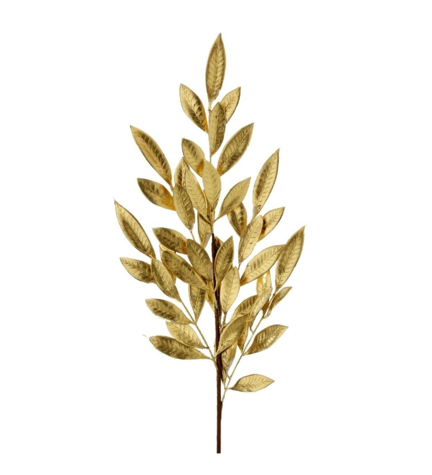 Regency International 31" Gold Metallic Leave Spray