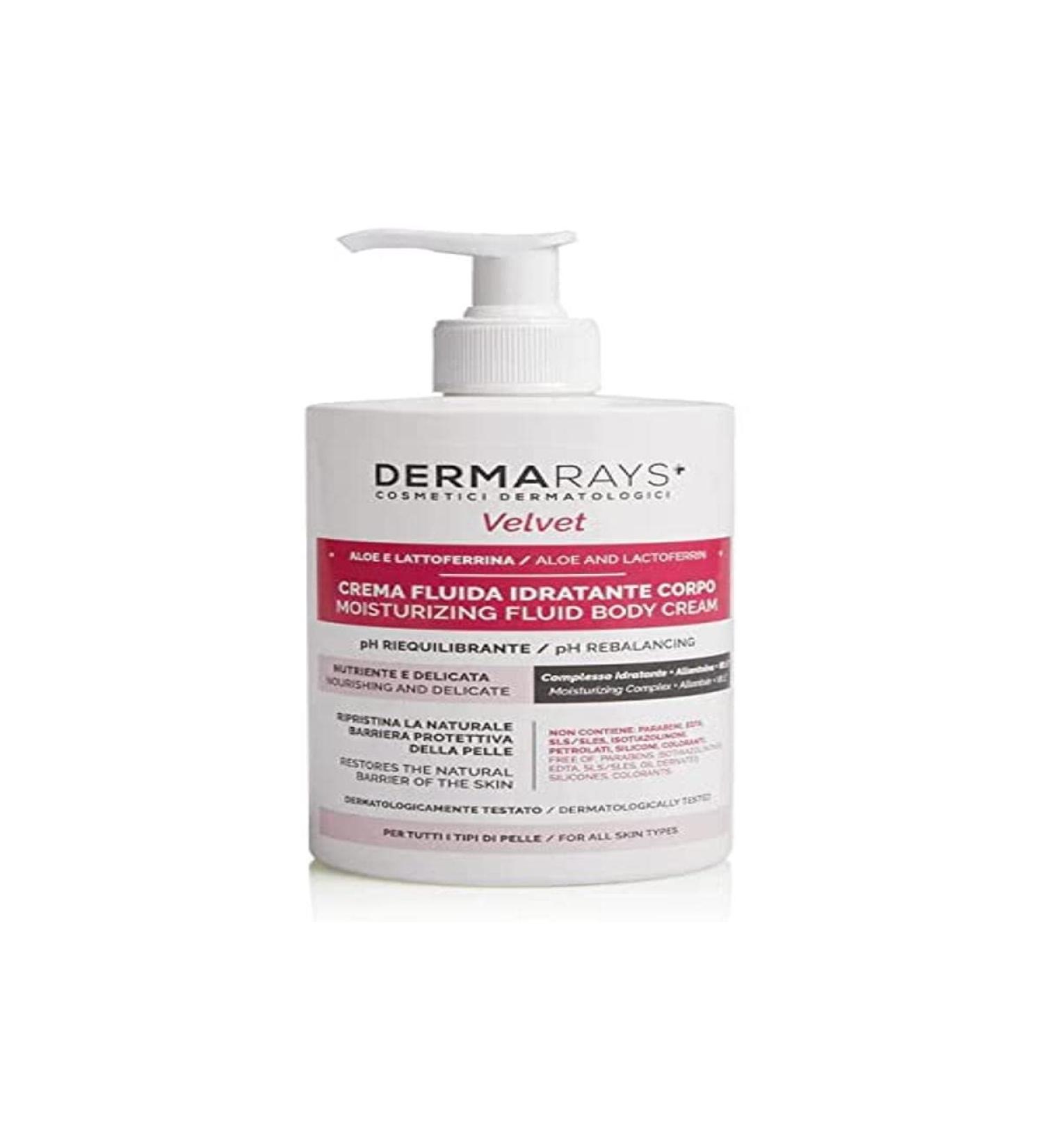 Crema fluida idratante per il Corpo - Dermarays Velvet