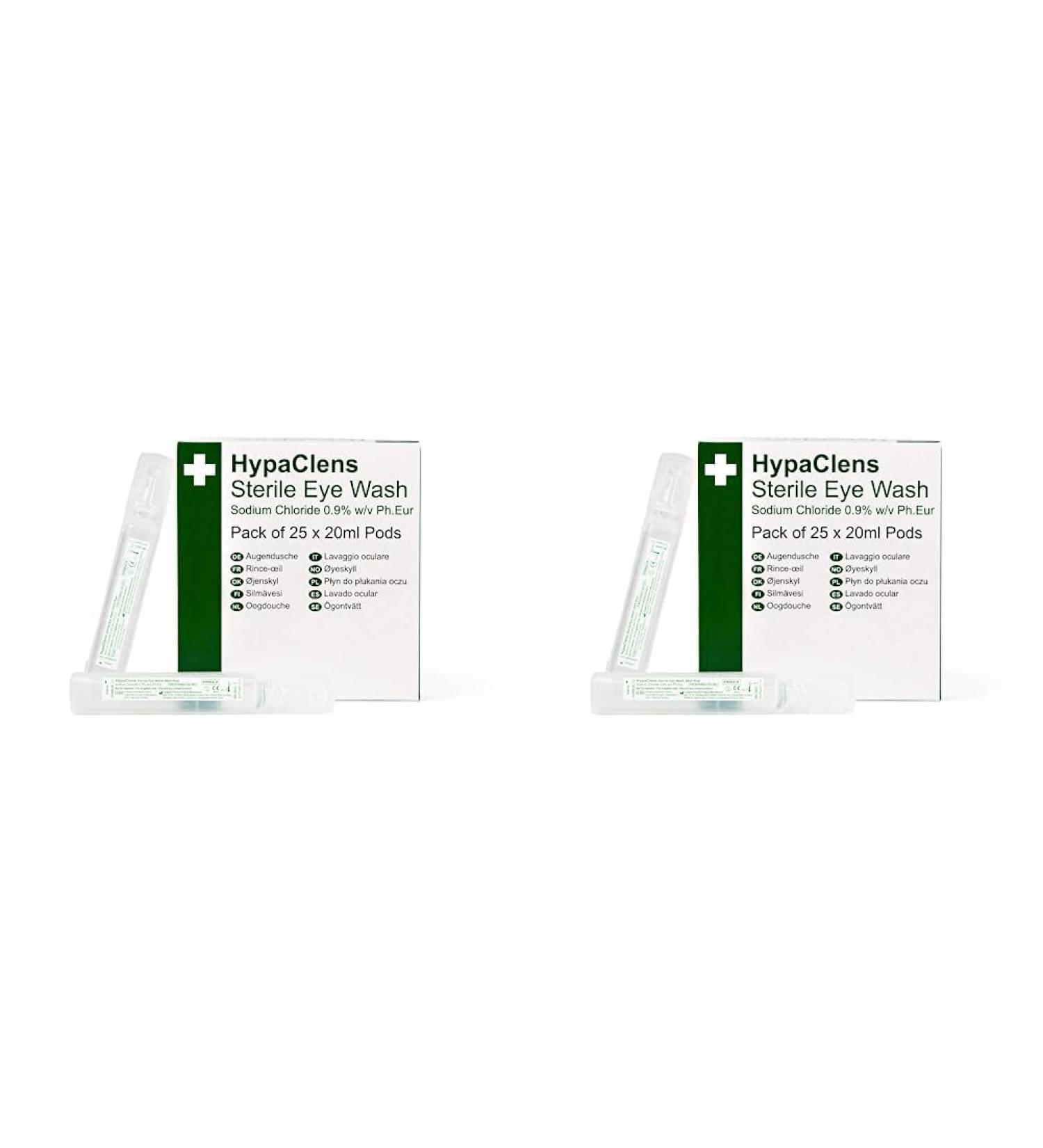 HypaClens Saline Eye Wash Pods (Pack of 50) - Buy Online on GoSupps.com