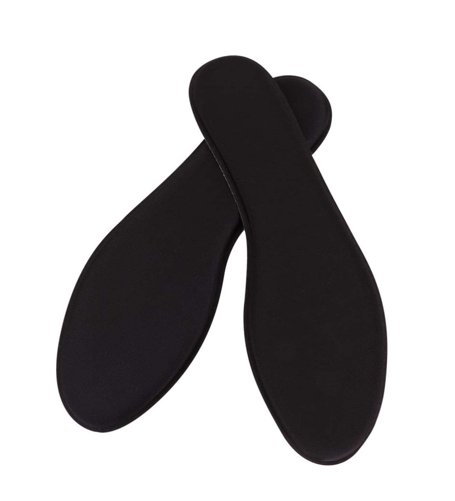 NOLITOY Foot Care Insoles - Breathable Orthotic Shoe Cushions Full Length Memory Foam Pads Arch Support - Size 3 Black - Buy Online on GoSupps.com