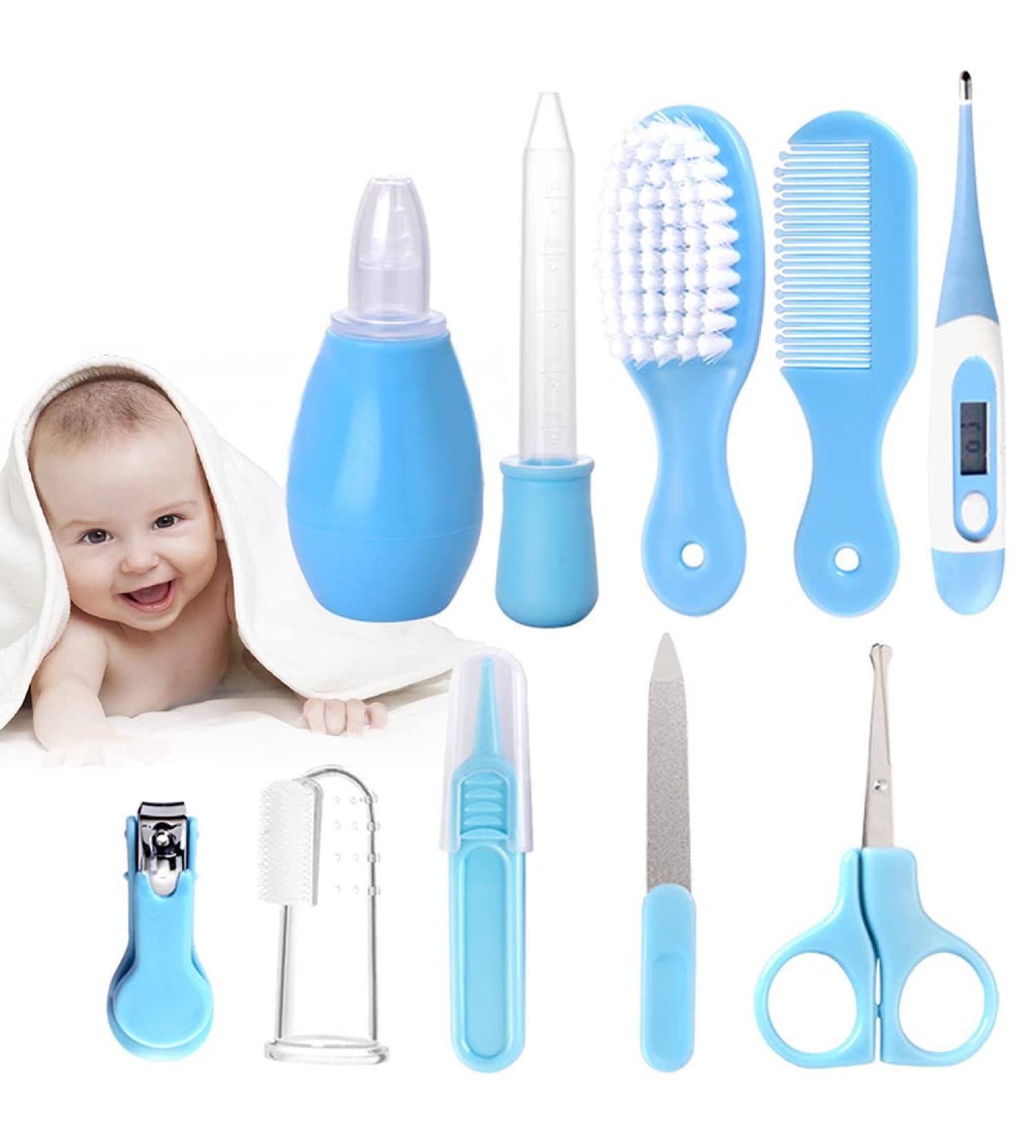RoseFlower 10-in-1 Baby Healthcare and Grooming Kit - Essential Nursery Care Set for Newborns and Toddlers - Buy Online on GoSupps.com