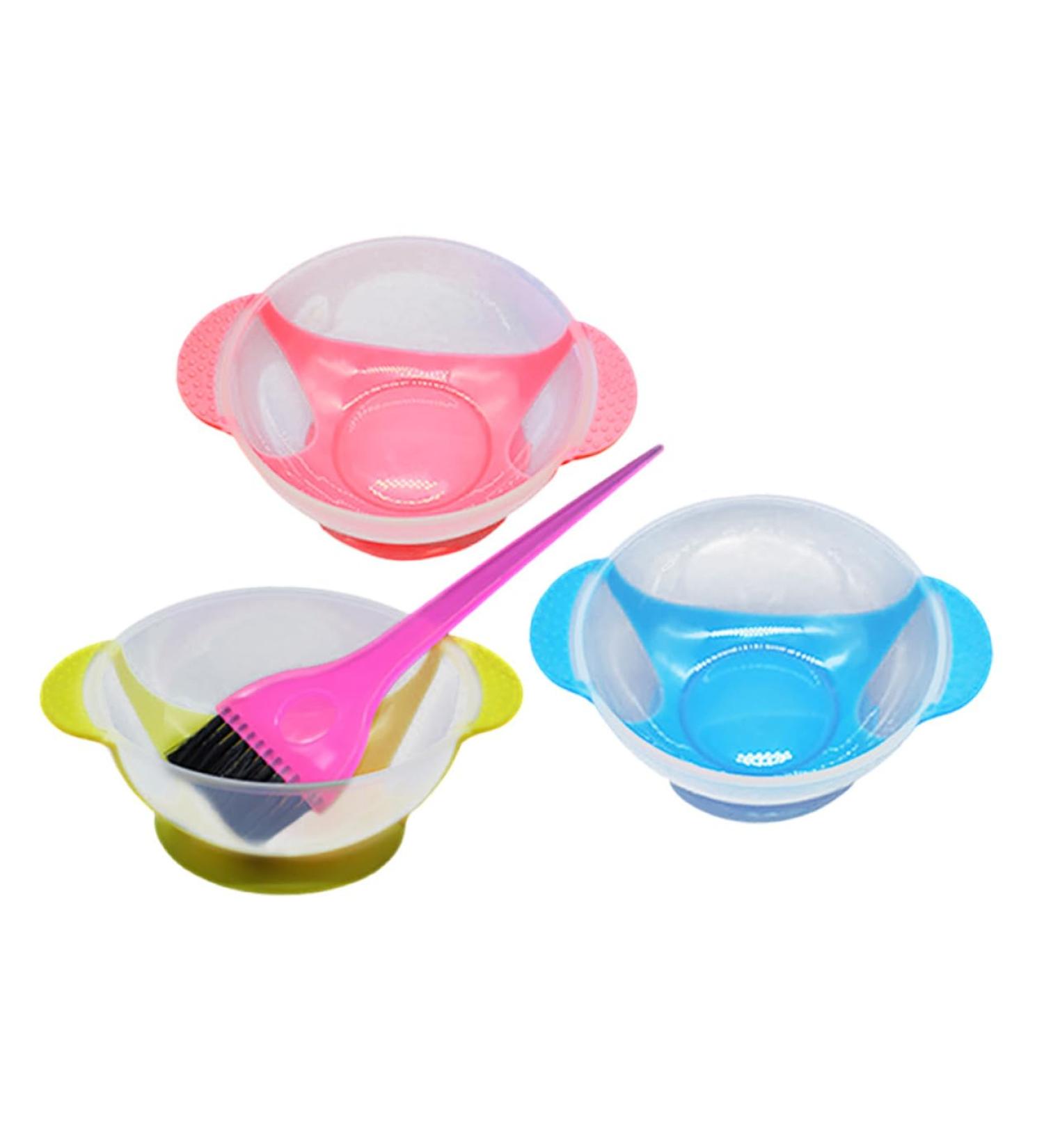 Bol et Pinceau pour Coloration Cheveux Bol et Pinceau Pratique Facile Acc s pour Teinture Capillaire Stable avec Ventouse paisse - Buy Online on GoSupps.com