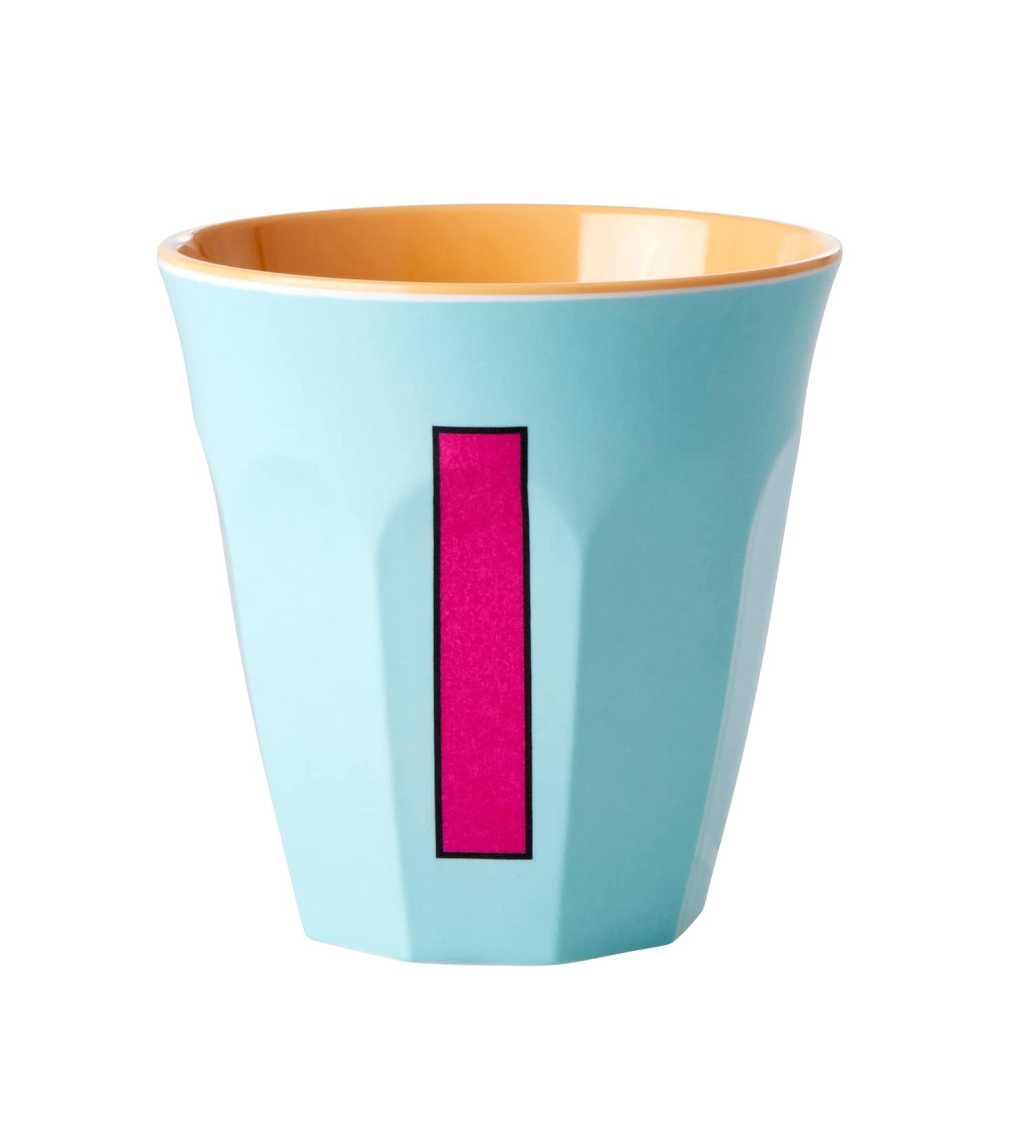 Medium melamine mug - light blue