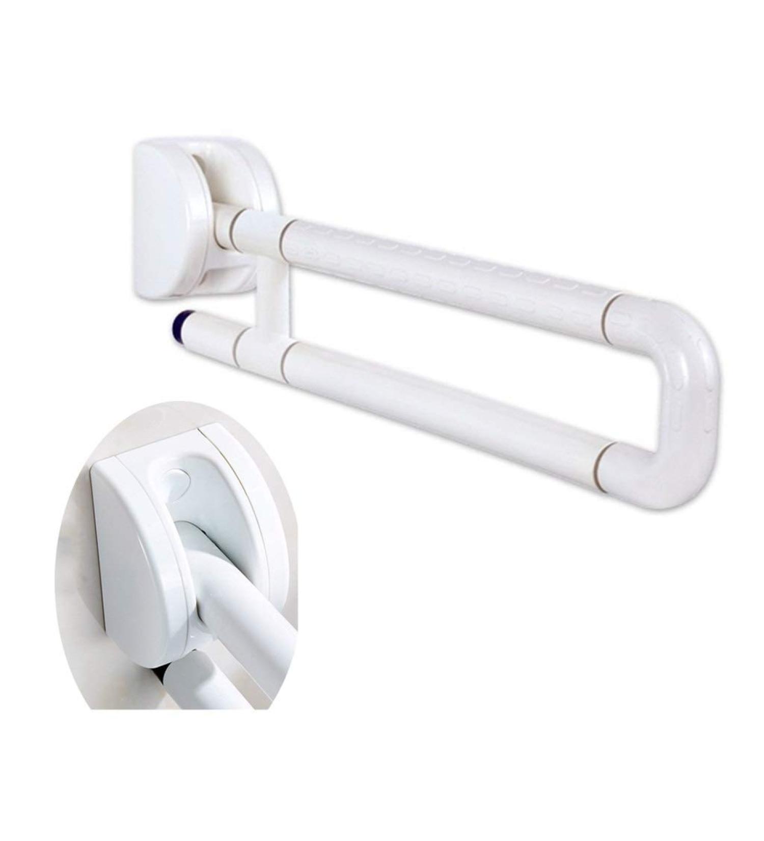Grab Rail Bathroom Safety Handicap Grab Bar Bathroom U-Shaped Grab Bar Toilet Folding Handrail Stainless Steel Barrier-Free Safety Suppor - Buy Online on GoSupps.com
