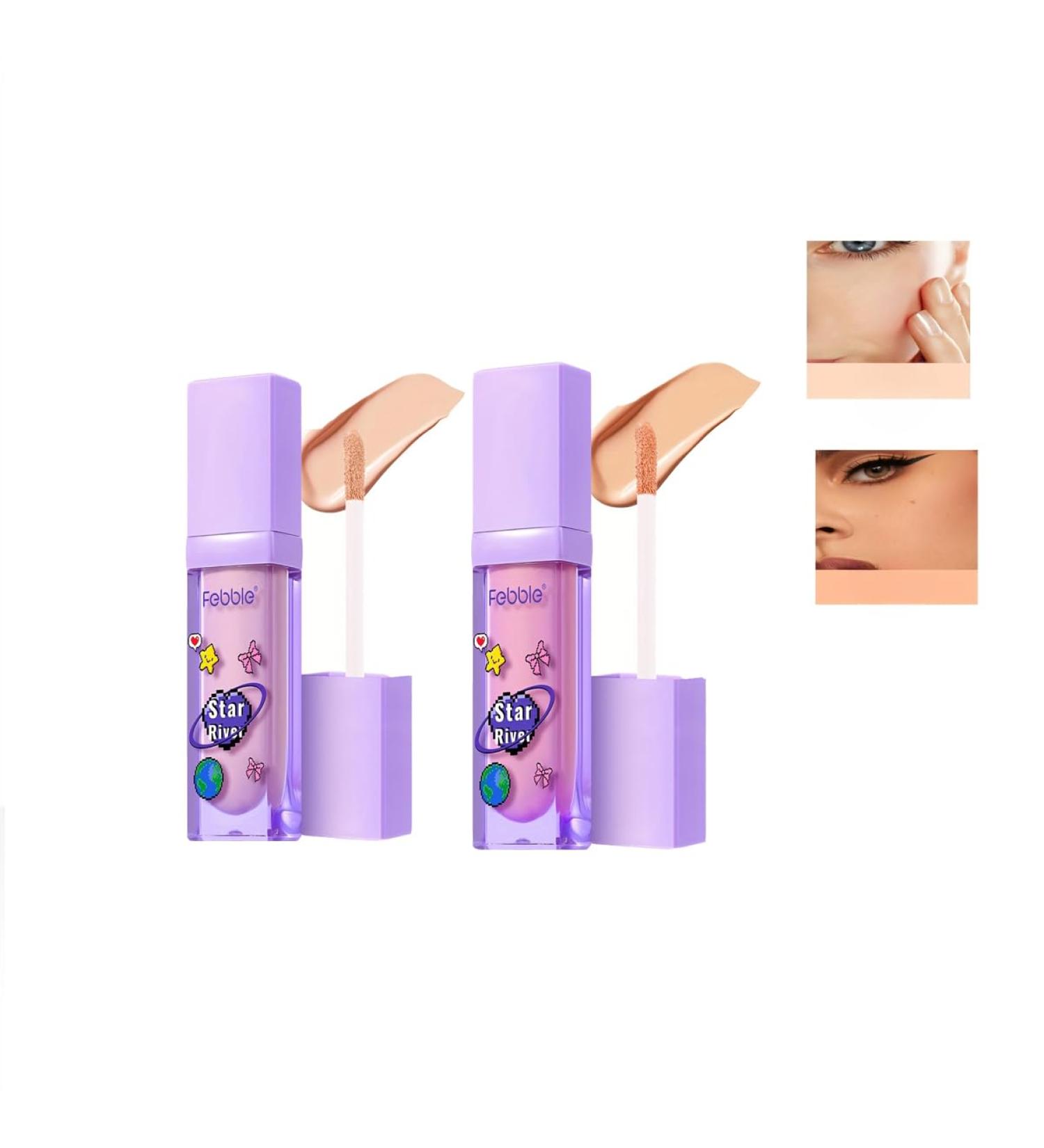 Moisturizing Concealer Stick Lightweight Full Coverage Long Lasting Conceals Corrects Hydrates Long-Wear Matte Finish Waterproof & Lightweight For All Skin 2 Pcs (0204) - Buy Online on GoSupps.com