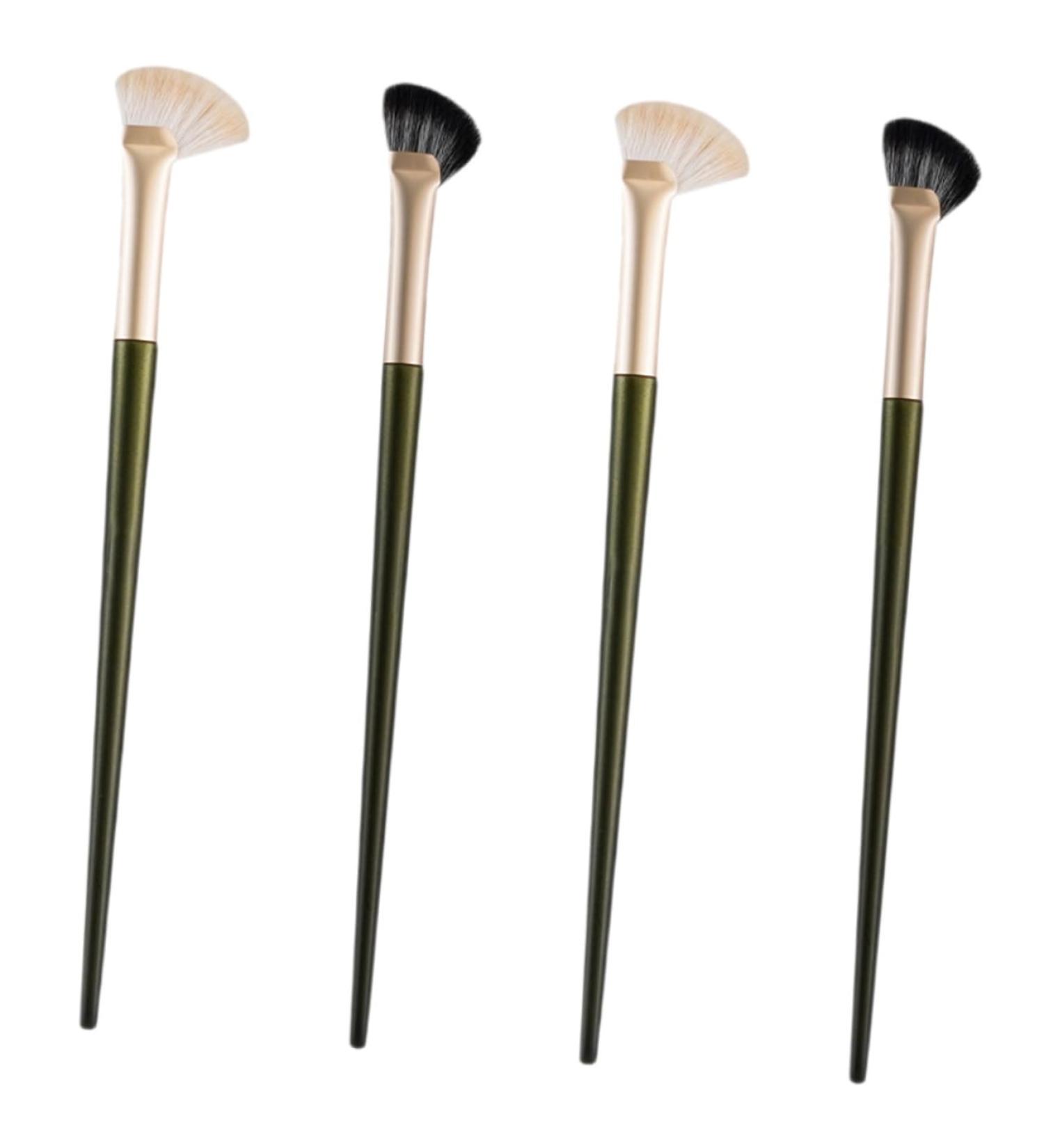 CANIGHT 4pcs Nose Shadow Brush Angled Cosmetic Brush Eyeshadow Brush Small Concealer Brush Artificial Fiber - Buy Online on GoSupps.com