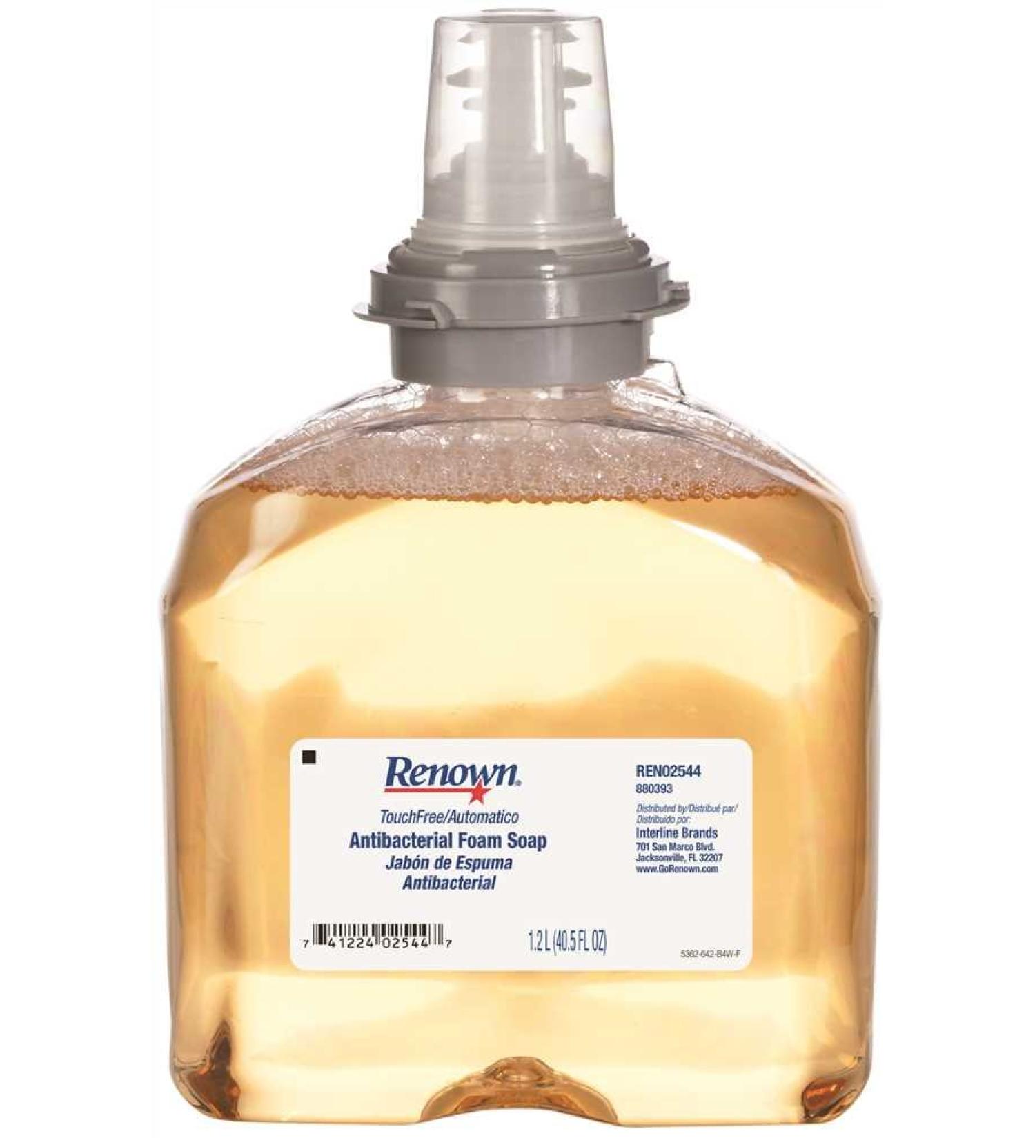 Renown REN02544 Soap Antibacterial Foam Touchfree 1200 mL