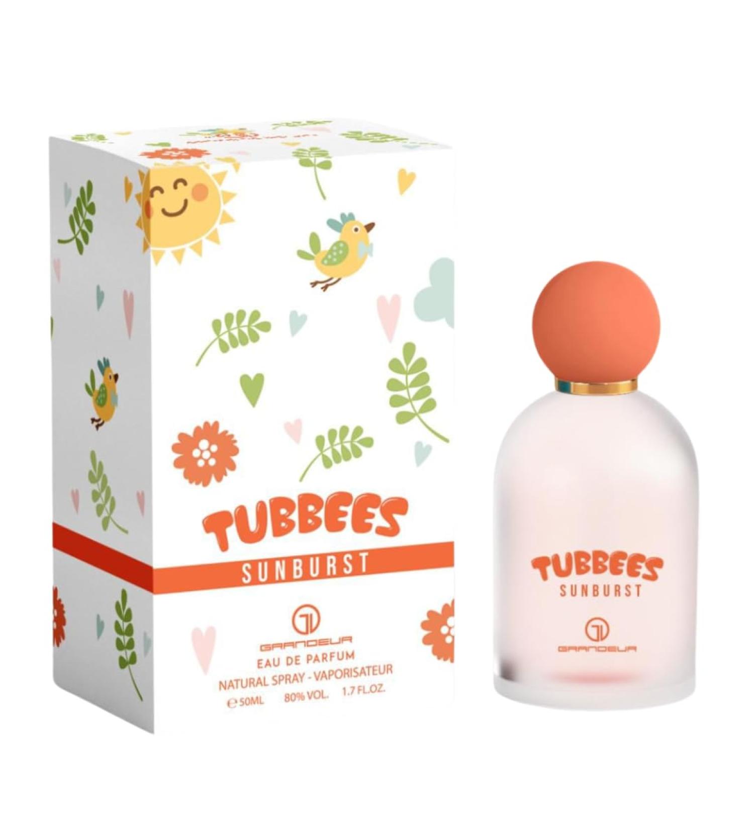 Tubbee's for Babies and Kids Eau De Parfum Unisex - Lovely and Softly Scents 50Ml 4Oz Long Lasting Original Fragrance From Dubai (Sunburst)