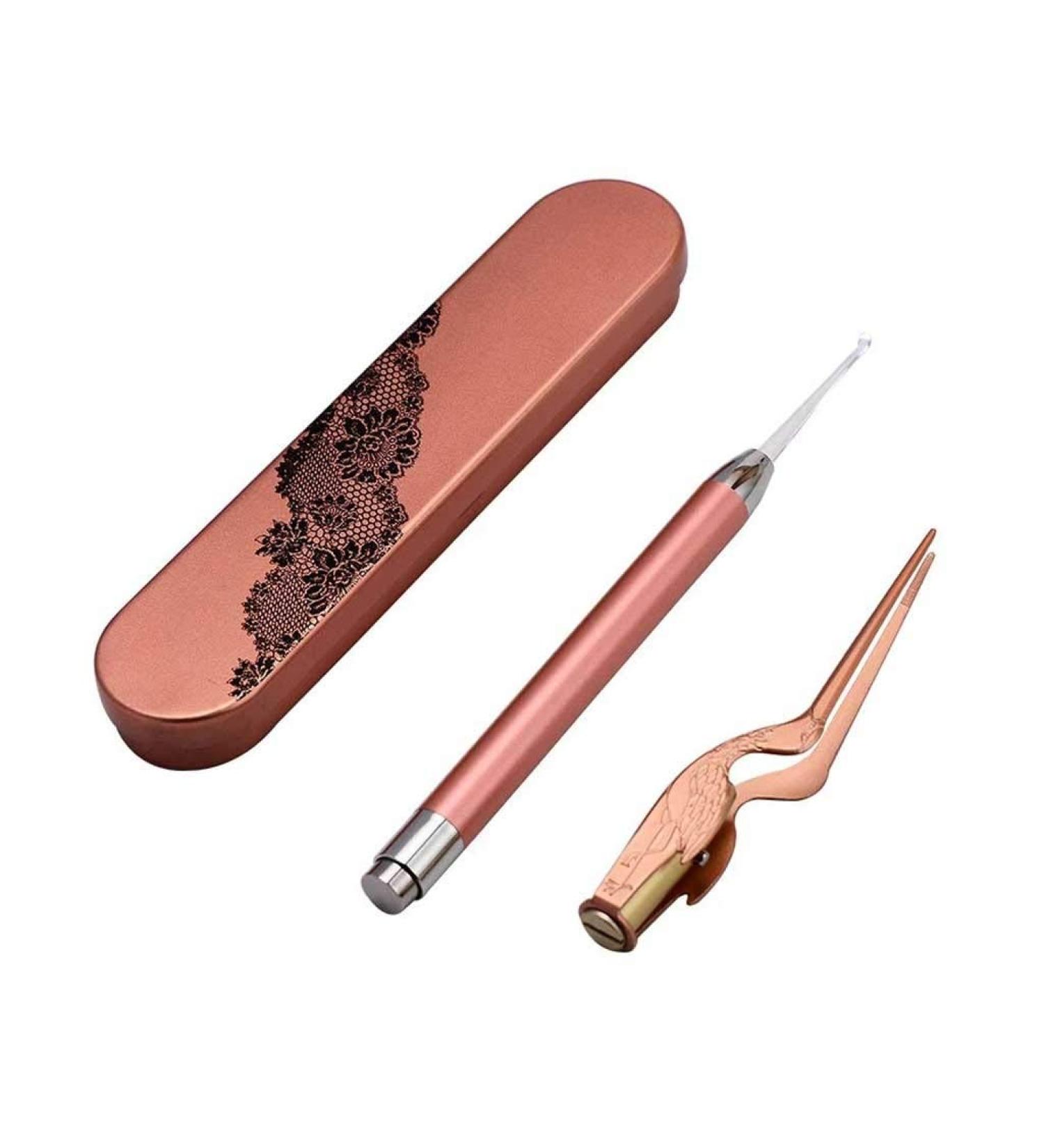 Stainless Steel LED Ear Wax Picker - Luminous Ear Wax Remover Tool - Buy Online on GoSupps.com