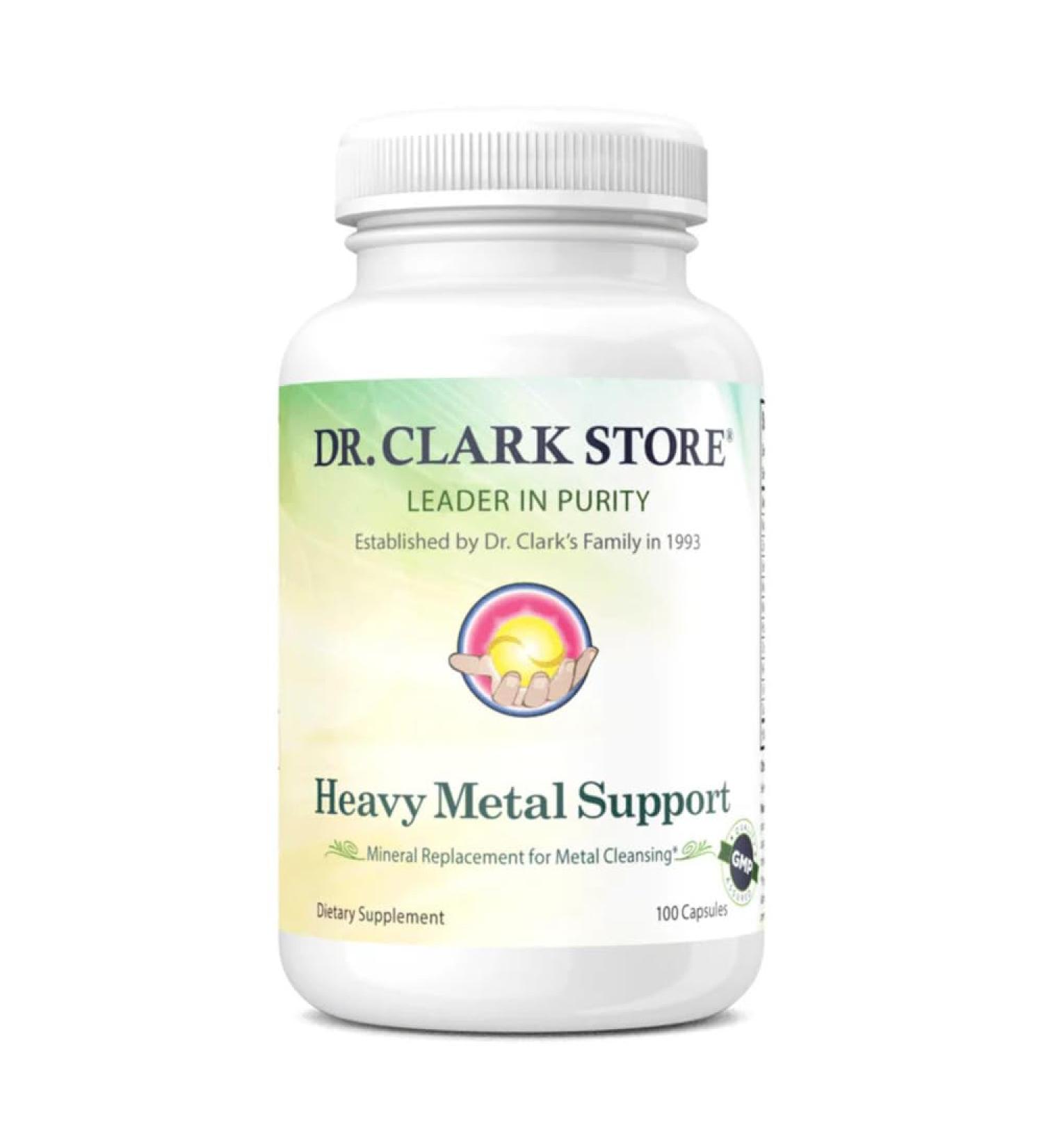 Dr Clark Store Heavy Metal Support Mineral Replacement for Metal Cleansing 100 Capsules - Buy Online on GoSupps.com