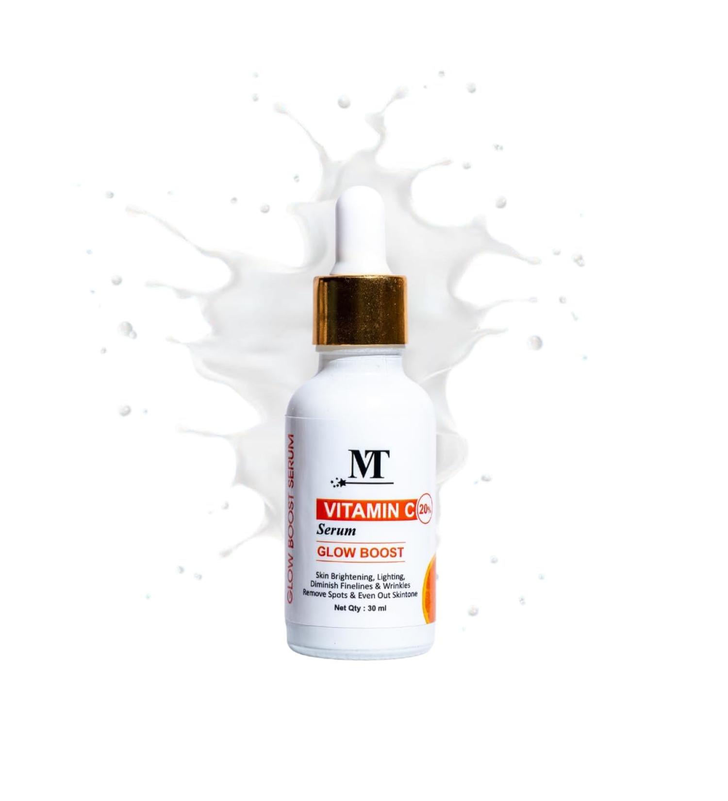 BEMT Vitamin C Face Serum Brightening & Hydrating Skin Care for Radiance and Smooth Texture Lightweight Daily Serum for All Skin Types