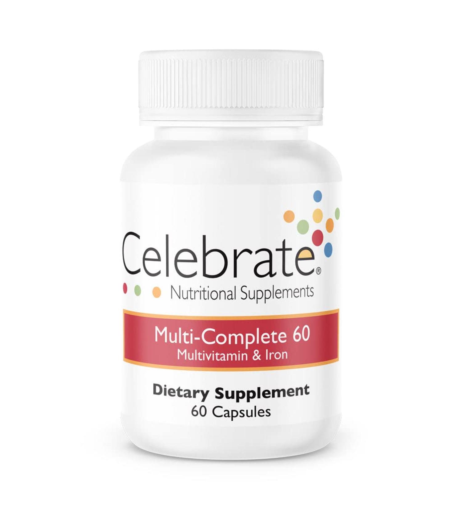 Celebrate Vitamins Multi-Complete 60 Bariatric Multivitamin with Iron - 60 Count - Buy Online on GoSupps.com