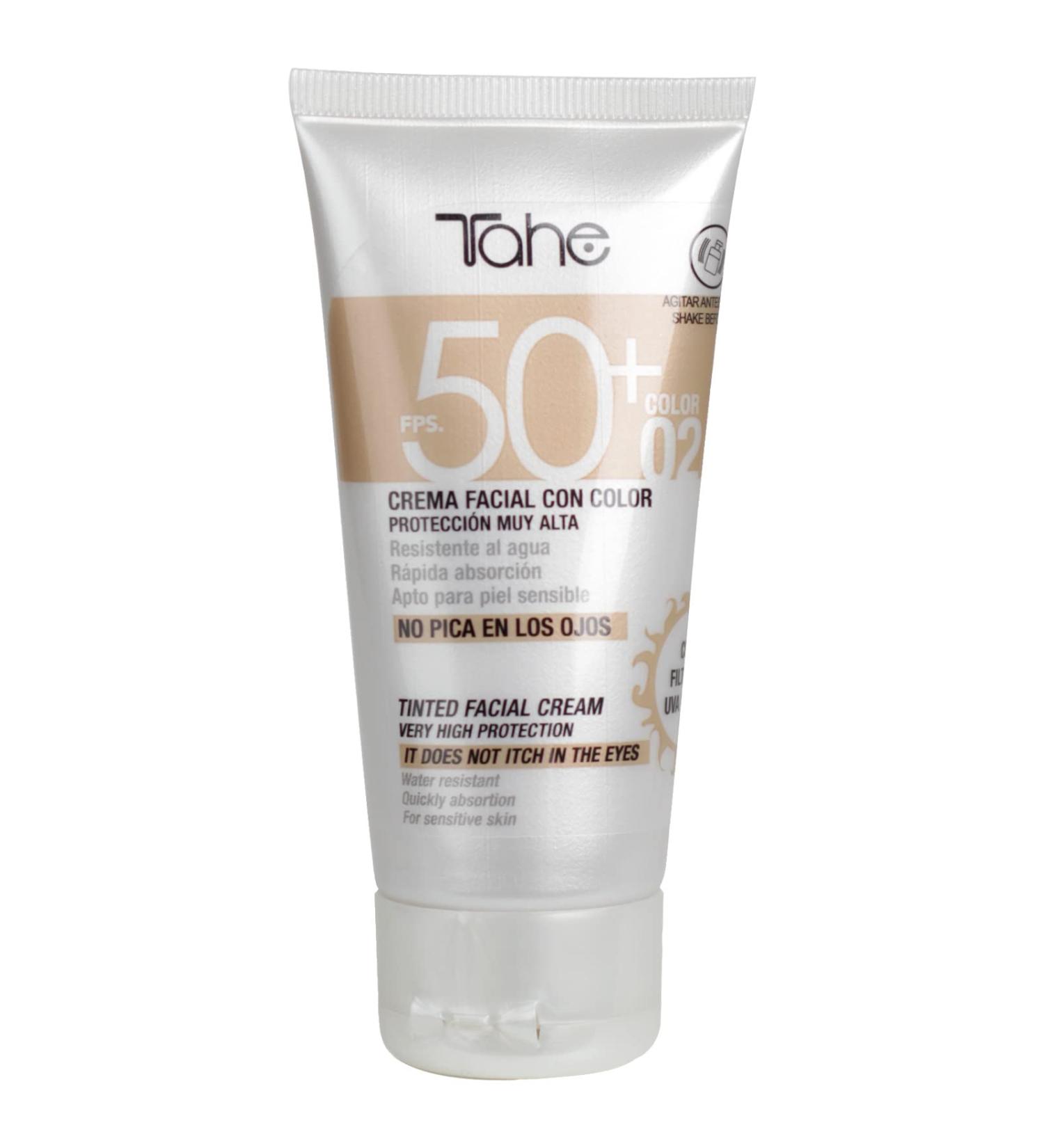 Tahe Facial Sunscreen with Color SPF 50+ | 50ml - Best International Shipping - Buy Online on GoSupps.com