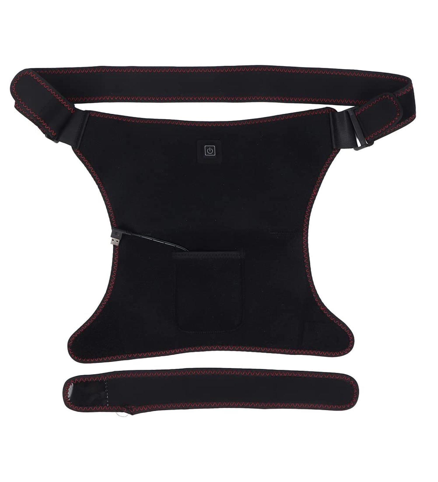 Keduoduo Heated Wrap | 5V Heating Compression Hip Belt for Muscle & Sciatica Pain Relief - Large Support Area - Buy Online on GoSupps.com