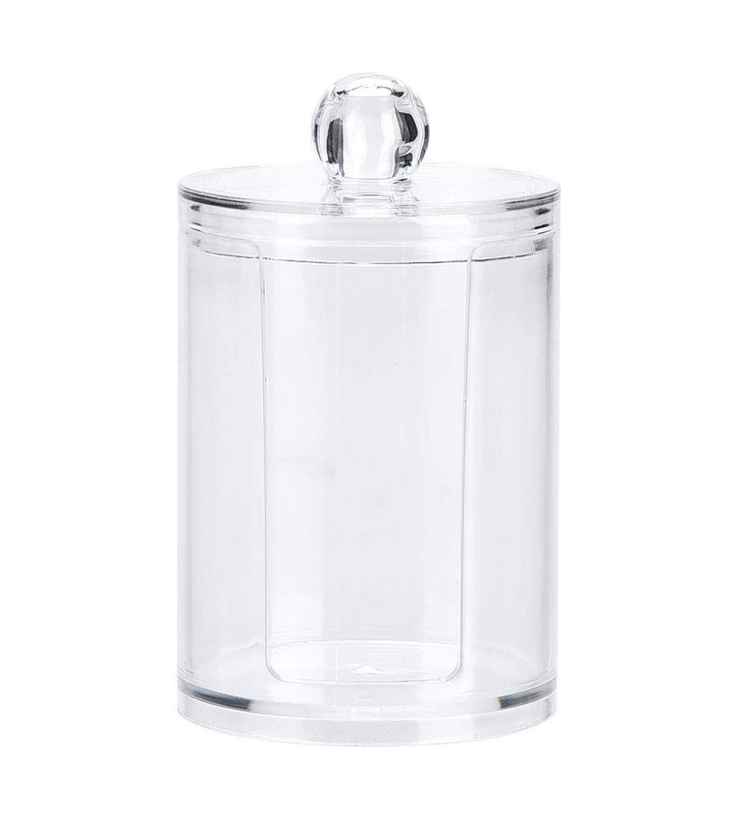 Buy Wabper Box - Transparent Cotton Pad Holder & Acrylic Desktop Accessories for Cosmetics & Earrings - Buy Online on GoSupps.com