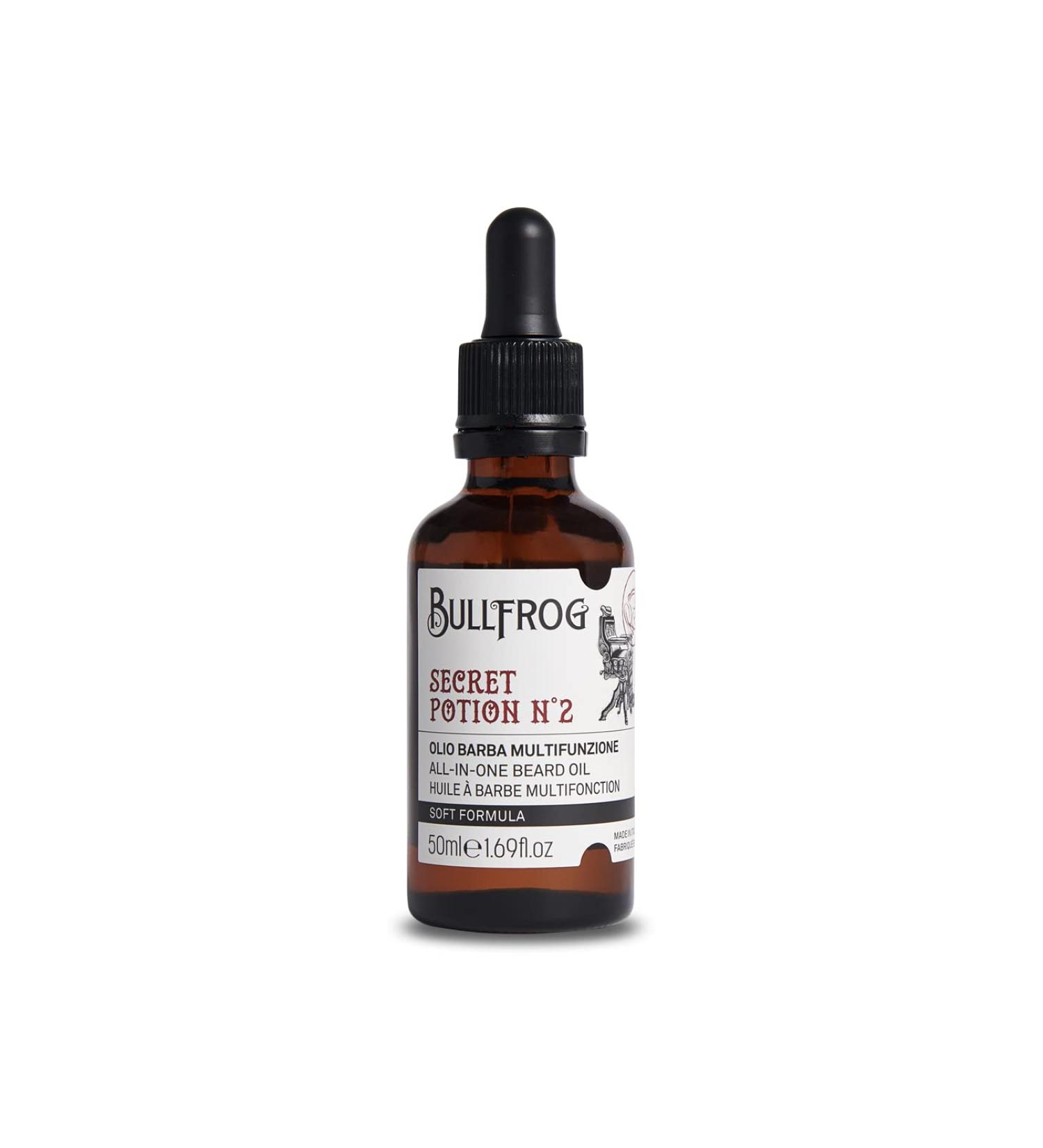 Buy Bullfrog All-in-One Beard Oil Secret Potion N.2 50ml - Nourish & Style Your Beard | Fast International Shipping - Buy Online on GoSupps.com