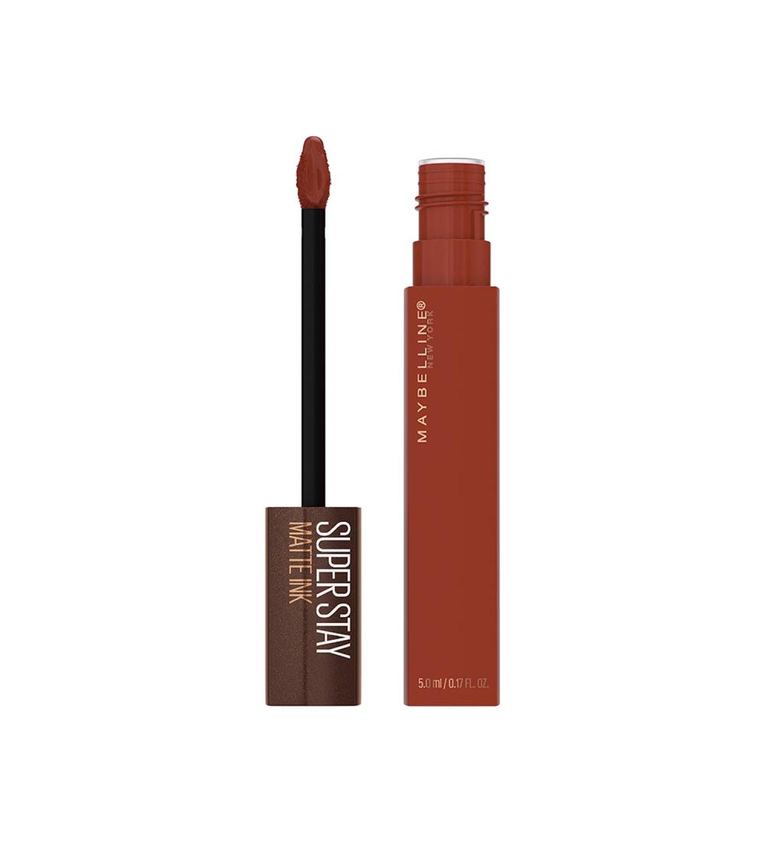 Maybelline SuperStay Matte Ink Liquid Lipstick - Coffee Edition Cocoa Connoisseur 0.17oz - Buy Online on GoSupps.com