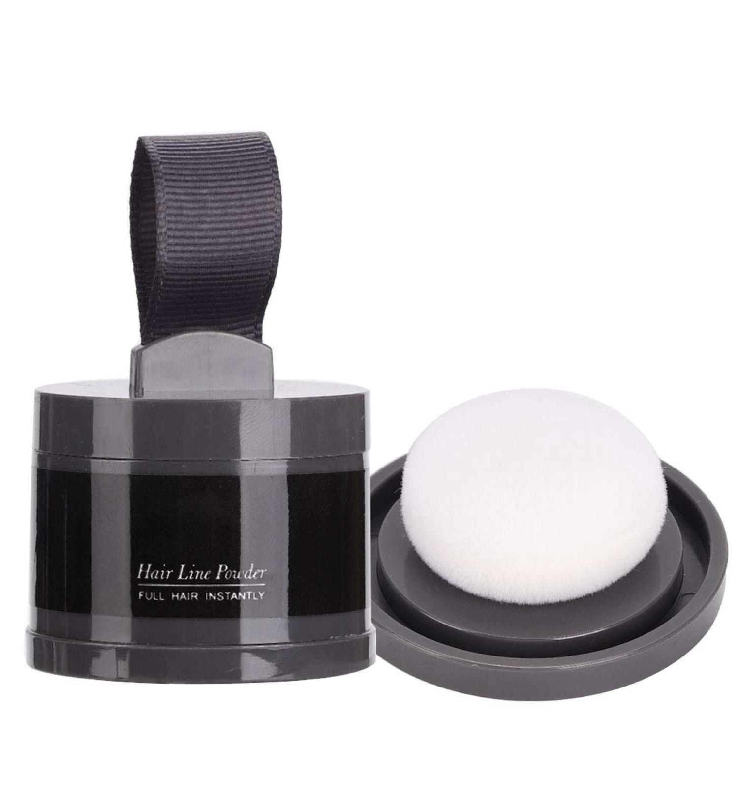 Hair Line Powder - Black Hairline Shadow Cover Up for Men & Women | Fill & Blend Showered Hair - Buy Online on GoSupps.com