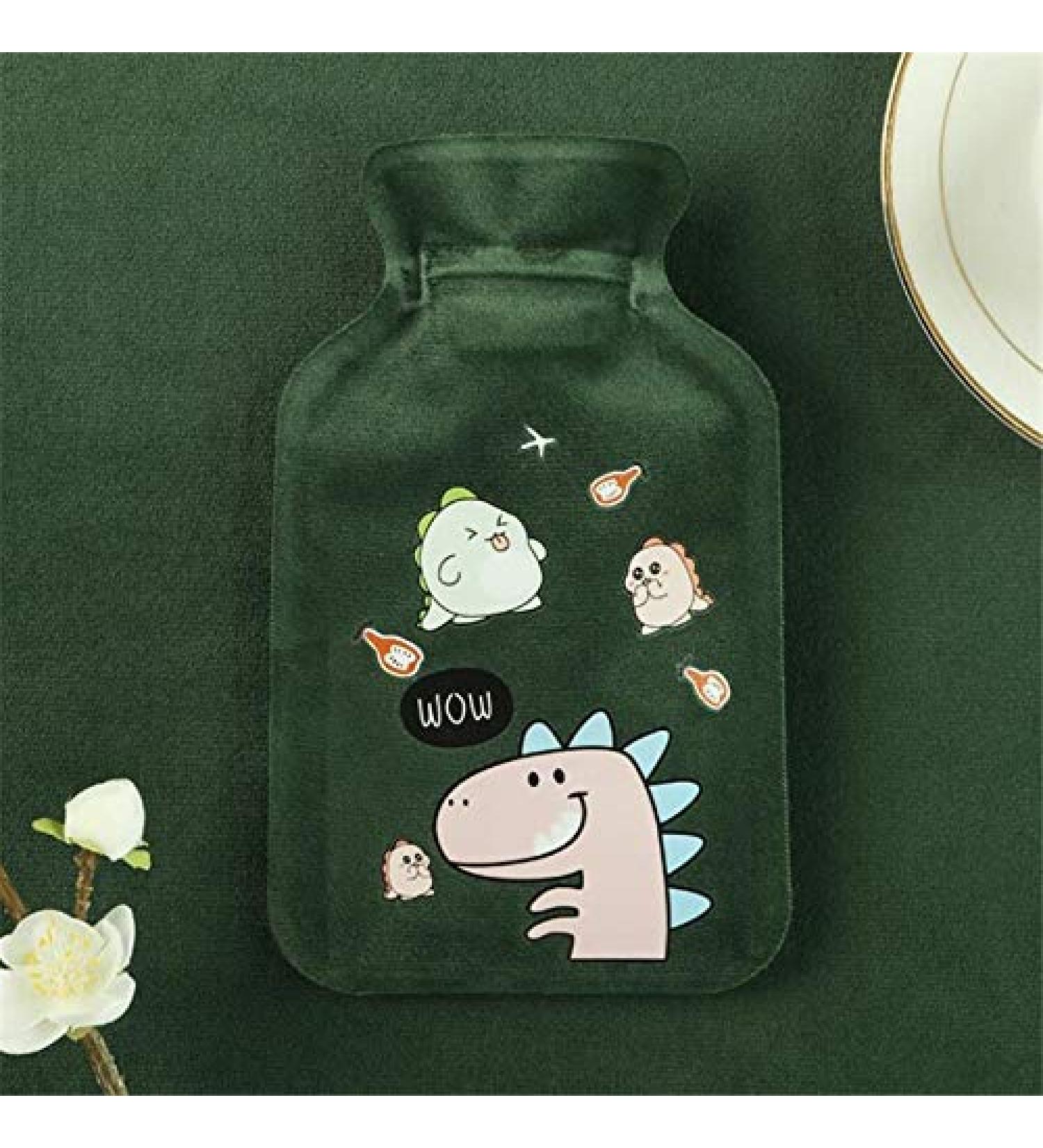 Mini Portable Plush Hot Water Bottle - Washable Body Warmer Bag for Safe Hand Heating - International Shipping Available - Buy Online on GoSupps.com