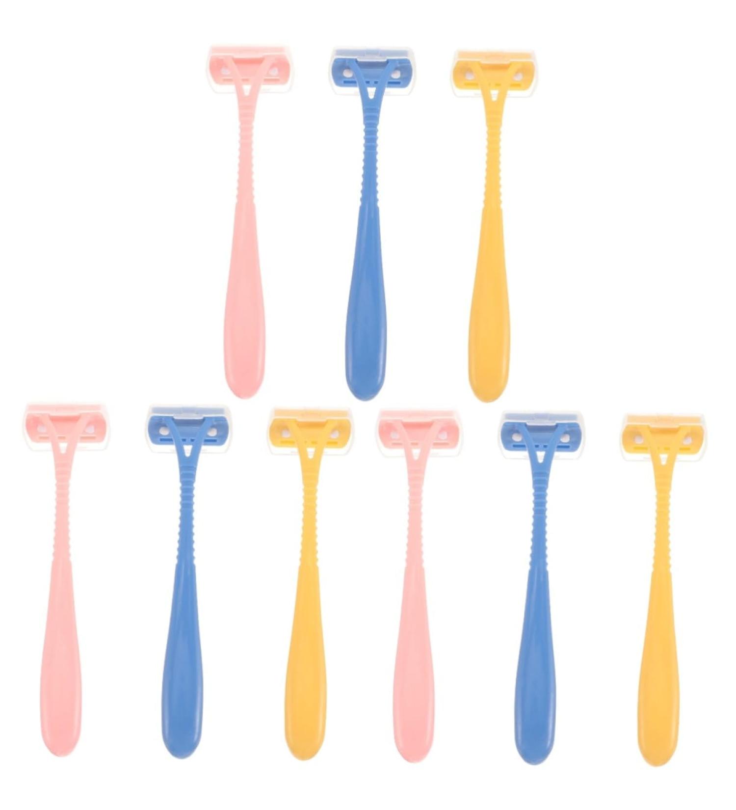 FOMIYES 9 STK Manual Hair Removal Knife - Rustproof Beauty Razor for Girls | Travel-Friendly Body & Arm Hair Shaver - Buy Online on GoSupps.com