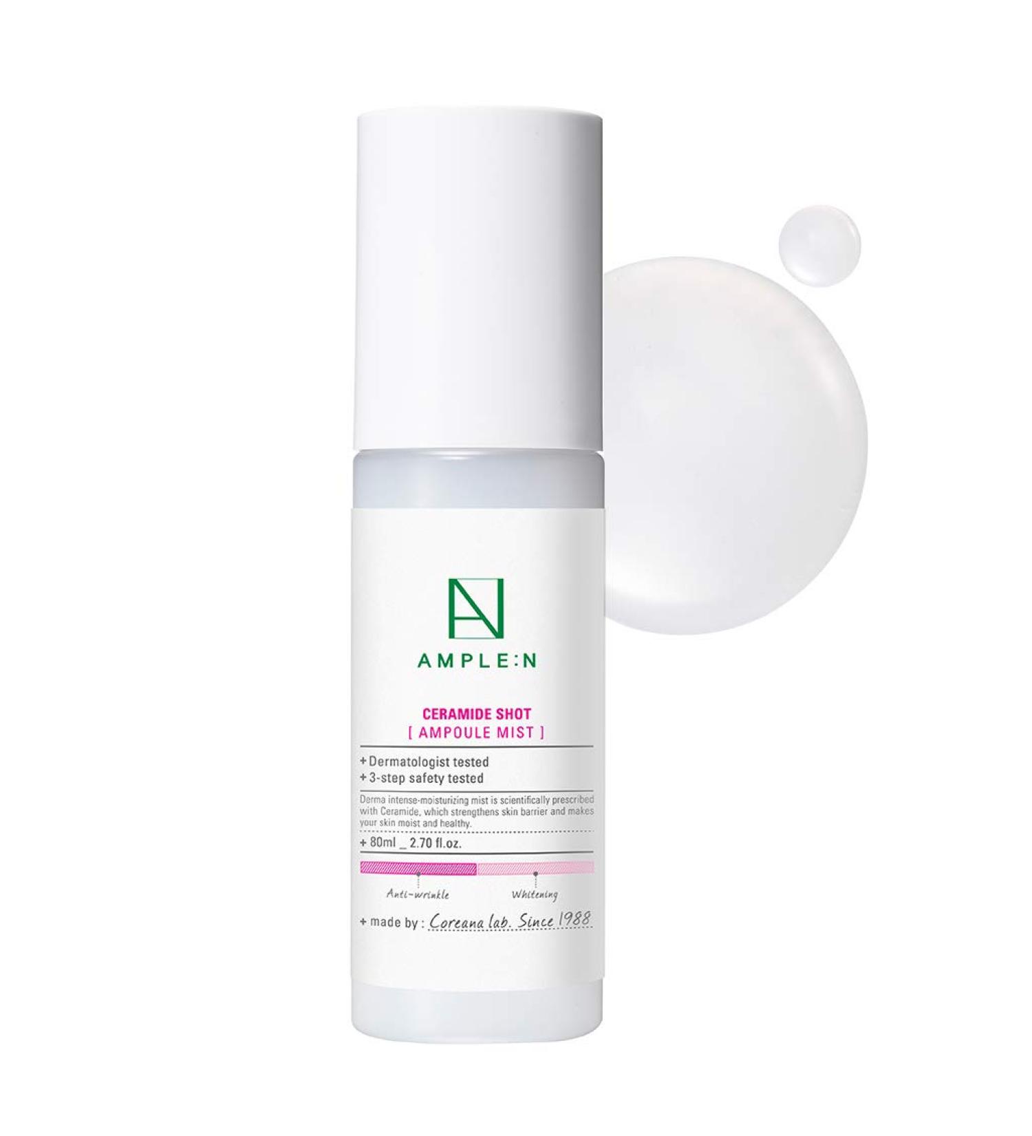 Buy COR ANA AMPLE:N Ceramide Shot Ampoule Mist - Hydrating Face Spray for Skin Barrier Repair | 2.7 fl. oz - International Shipping Available - Buy Online on GoSupps.com