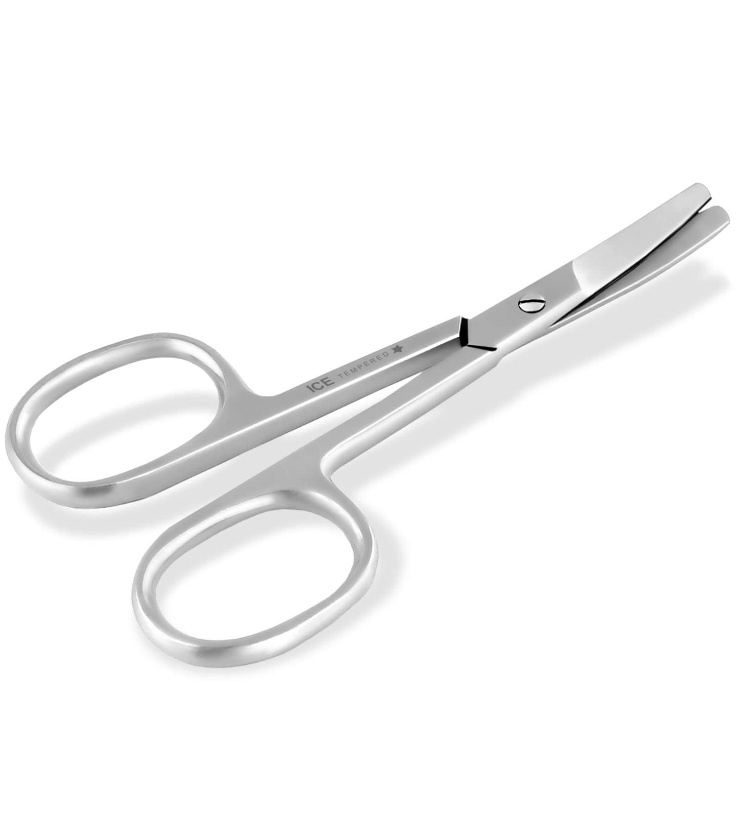 Baby Nail Scissors - Rounded Stainless Steel | Safe & Precise Baby Grooming Tools - Shop Internationally - Buy Online on GoSupps.com