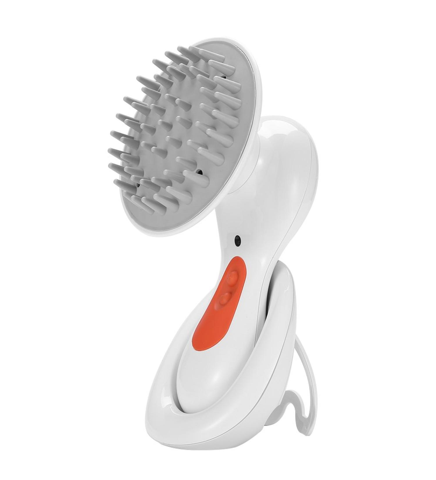 Scalp Massager for Hair Growth Electric Silicone Scalp Exfoliator Manual Shampoo Brush Head Massaging Brush Vibration Scrubber Stress Relieve - Buy Online on GoSupps.com