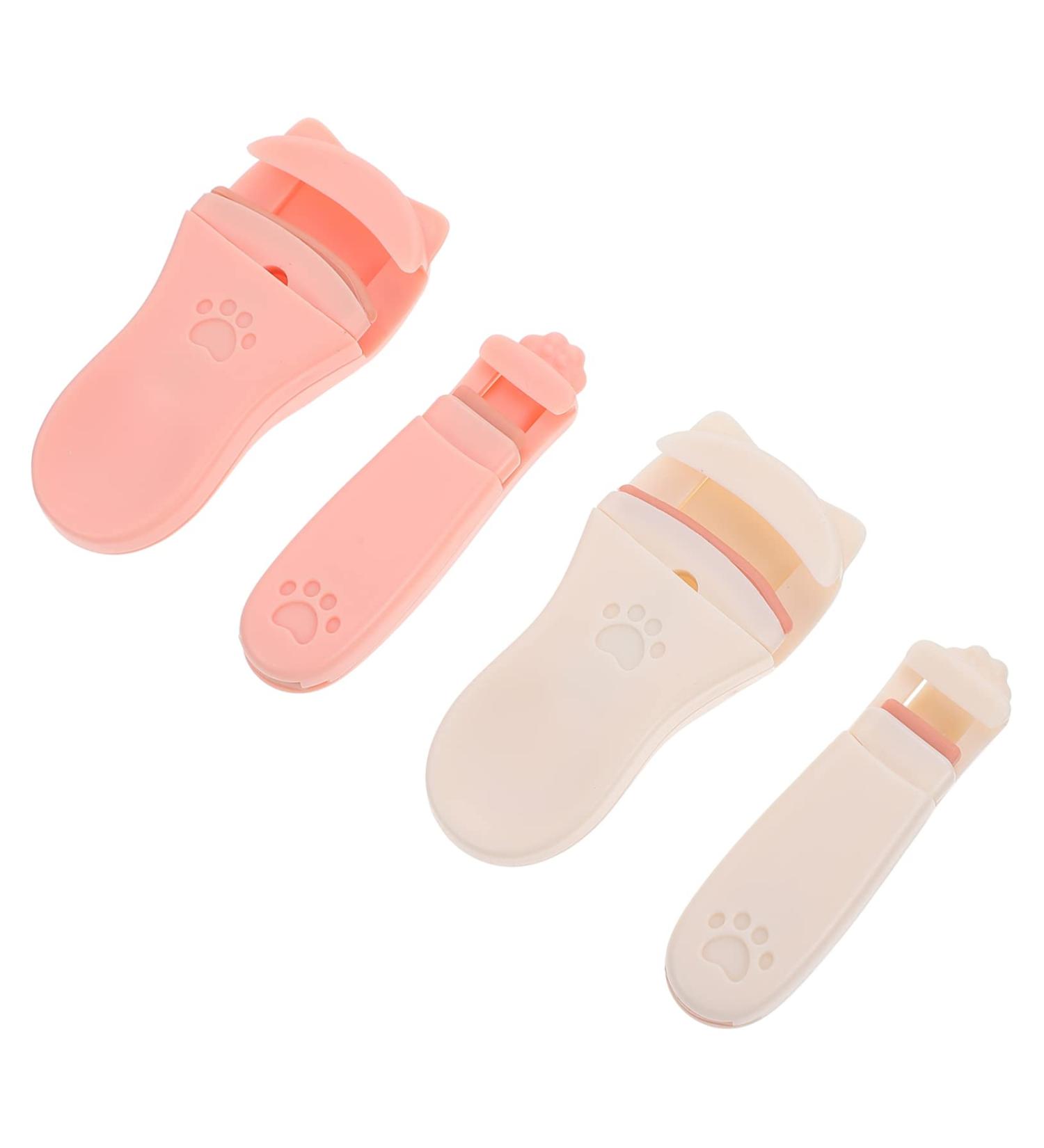 4pcs Eyelash Curler Set - Long Lasting Lash Curls | Premium Lash Curling Clips & Makeup Tools for Perfect Eyelashes - Buy Online on GoSupps.com